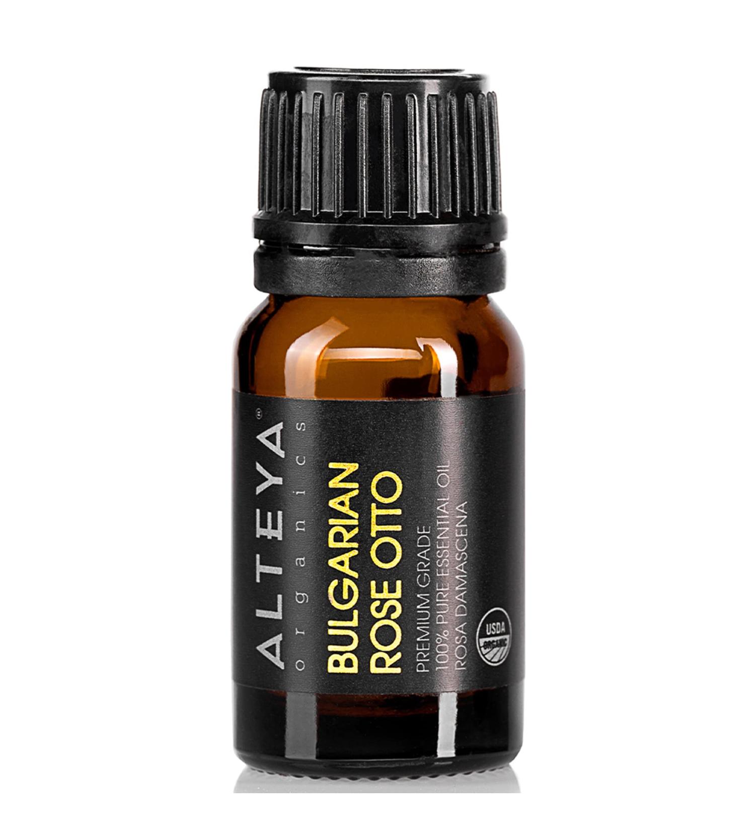 Altenya Bio Bulgarian Rose Essential Oil 10ml - 100% USDA Certified Authentic Damascus Rose Oil | Altenya Organics - Buy Online on GoSupps.com