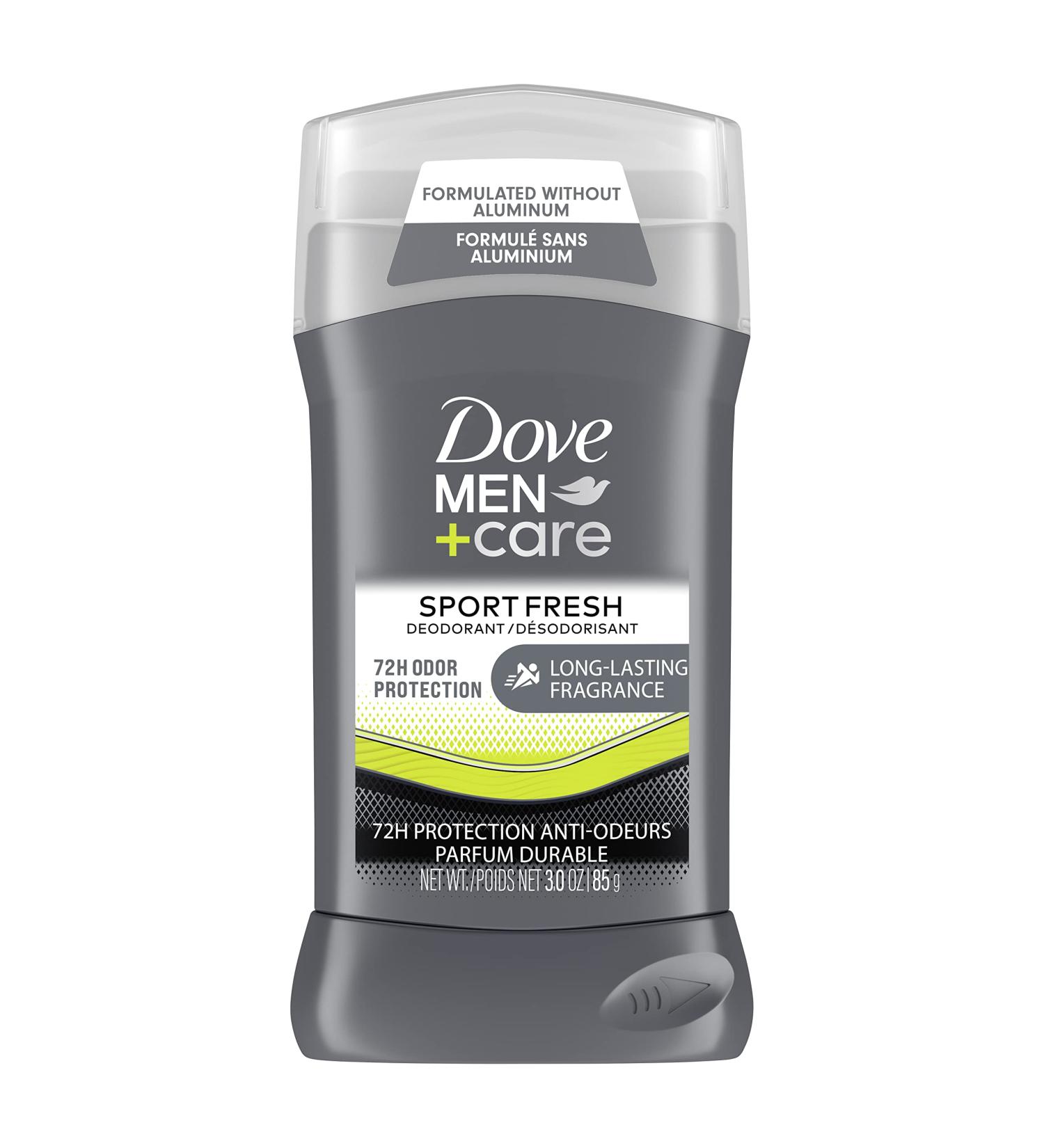 Dove Men + Care Deodorant Stick Aluminum-free Deodorant Formula with 72-hour Protection Sport Fresh with Vitamin E and Triple Action Moisturizer 85 g - Buy Online on GoSupps.com