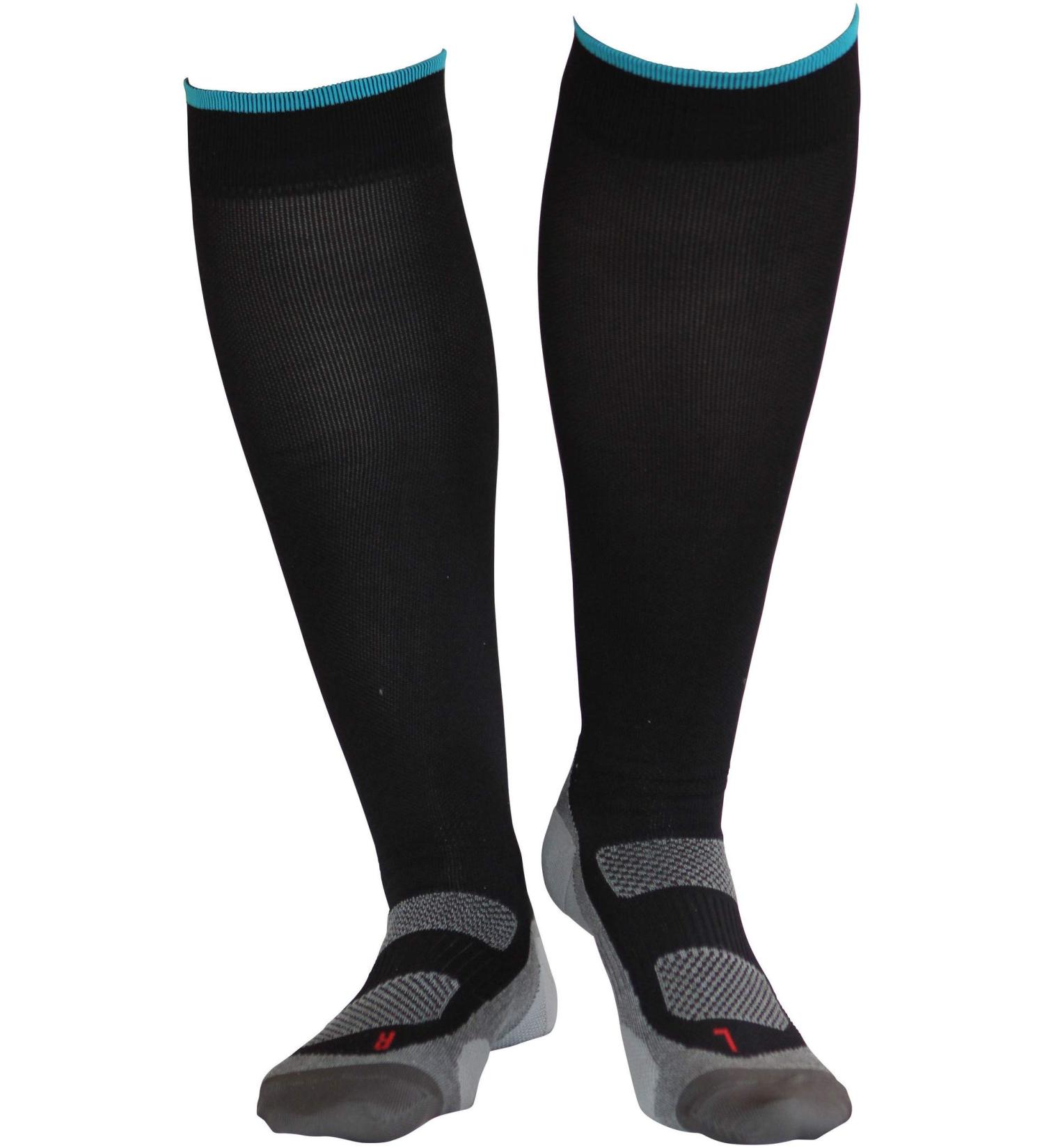 GOCOCO Unisex Compression Sports Socks 33-39 - Superior Comfort & Performance Blue - Ideal for Athletes & Travel - Buy Online on GoSupps.com