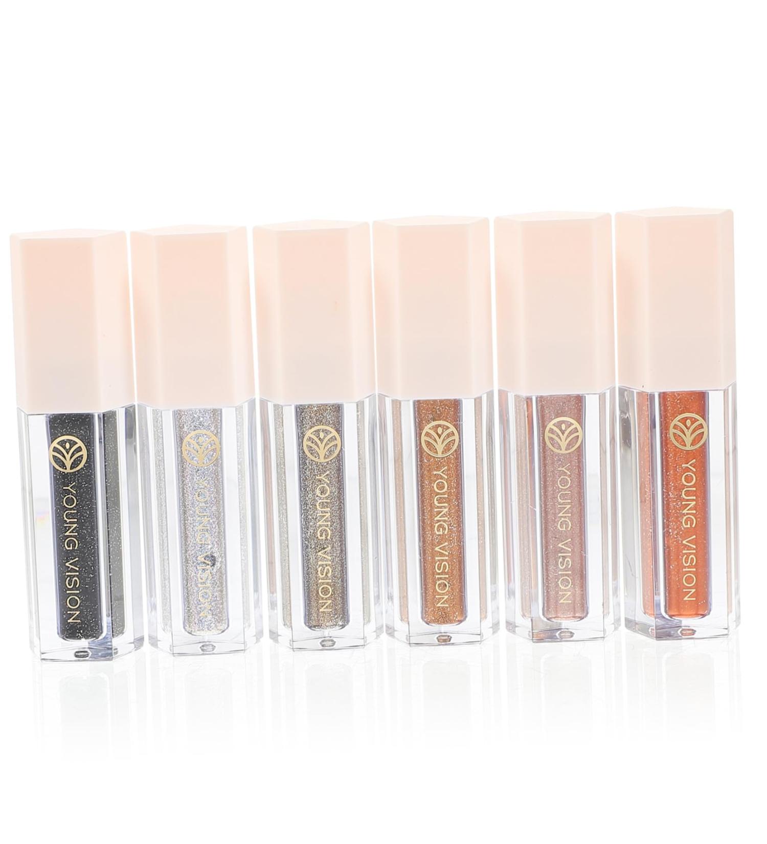 AUTSUPPL 6pcs Eye Shadow Set Glitter Eyeshadow Glow Accessories Makeup Eyeshadow Tear Stick Highlighter 1 count (Pack of 1) As Shown - Buy Online on GoSupps.com