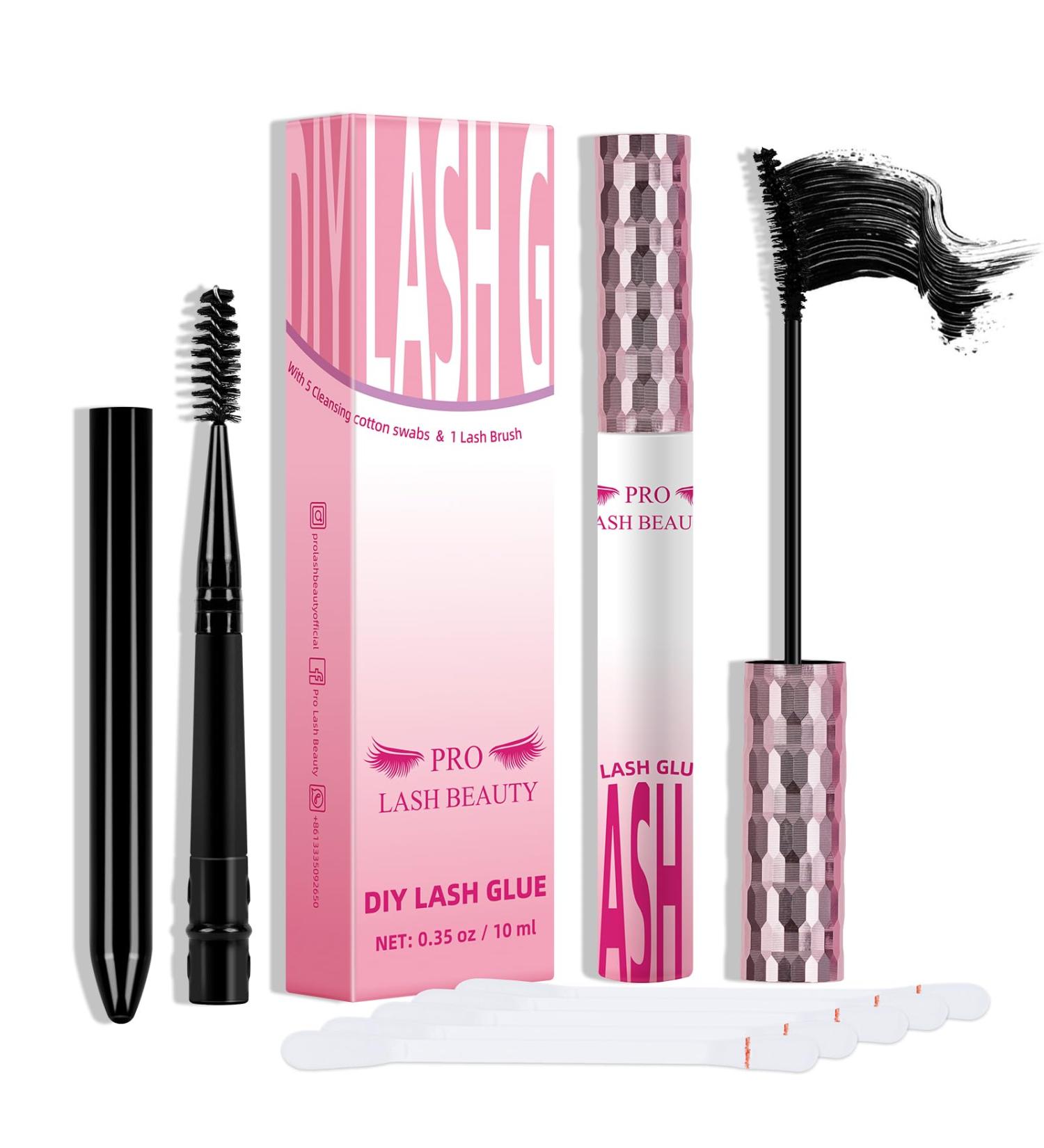 Cluster Lash Glue 10ml Black | Super Strong Hold 48 Hours | Waterproof & Latex-Free - Buy Online on GoSupps.com