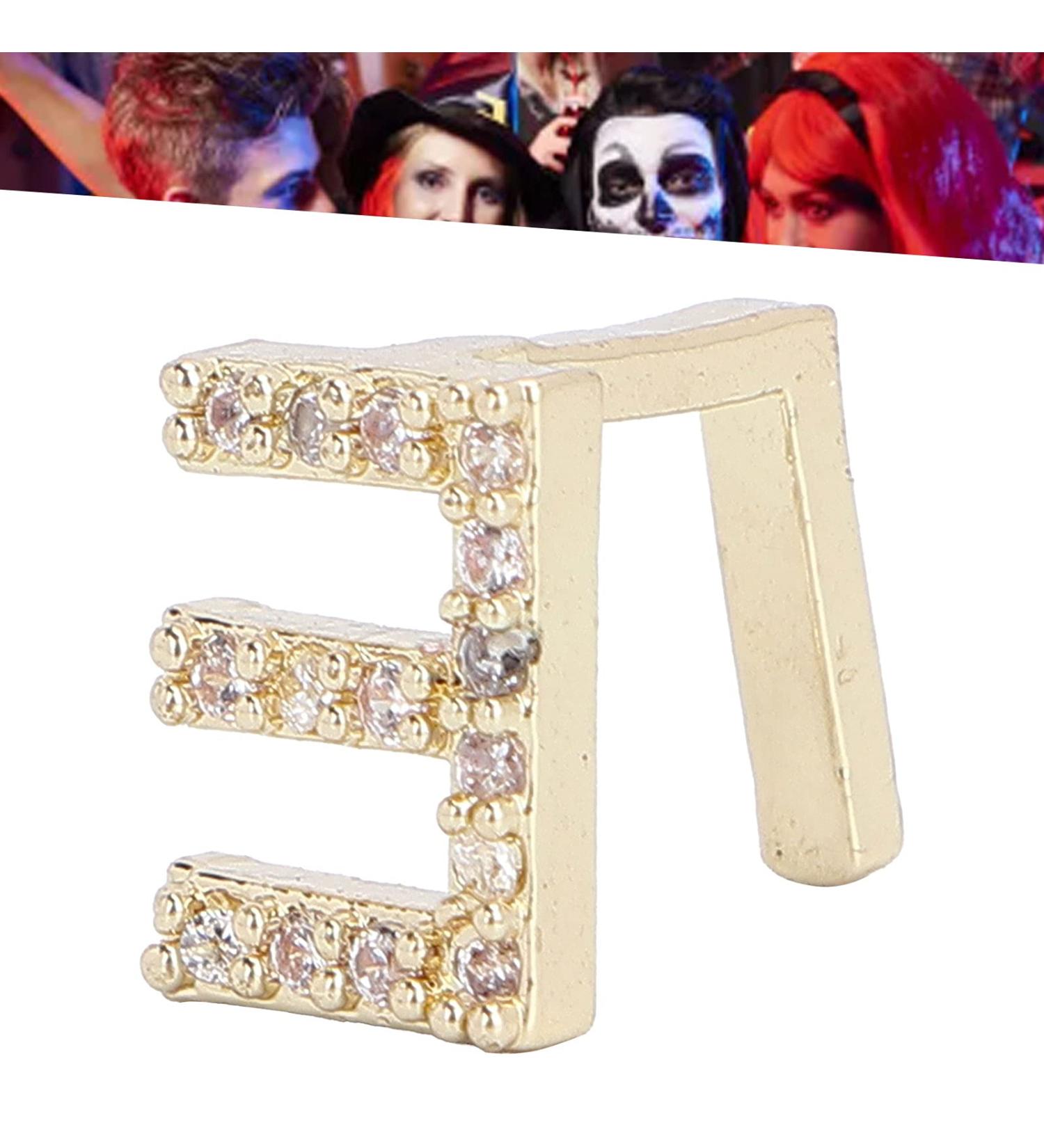 Yuyte Gold Silver Grills for Men & Women - Hip Hop Teeth Decoration Dental Accessories Halloween Grillz - Buy Online on GoSupps.com