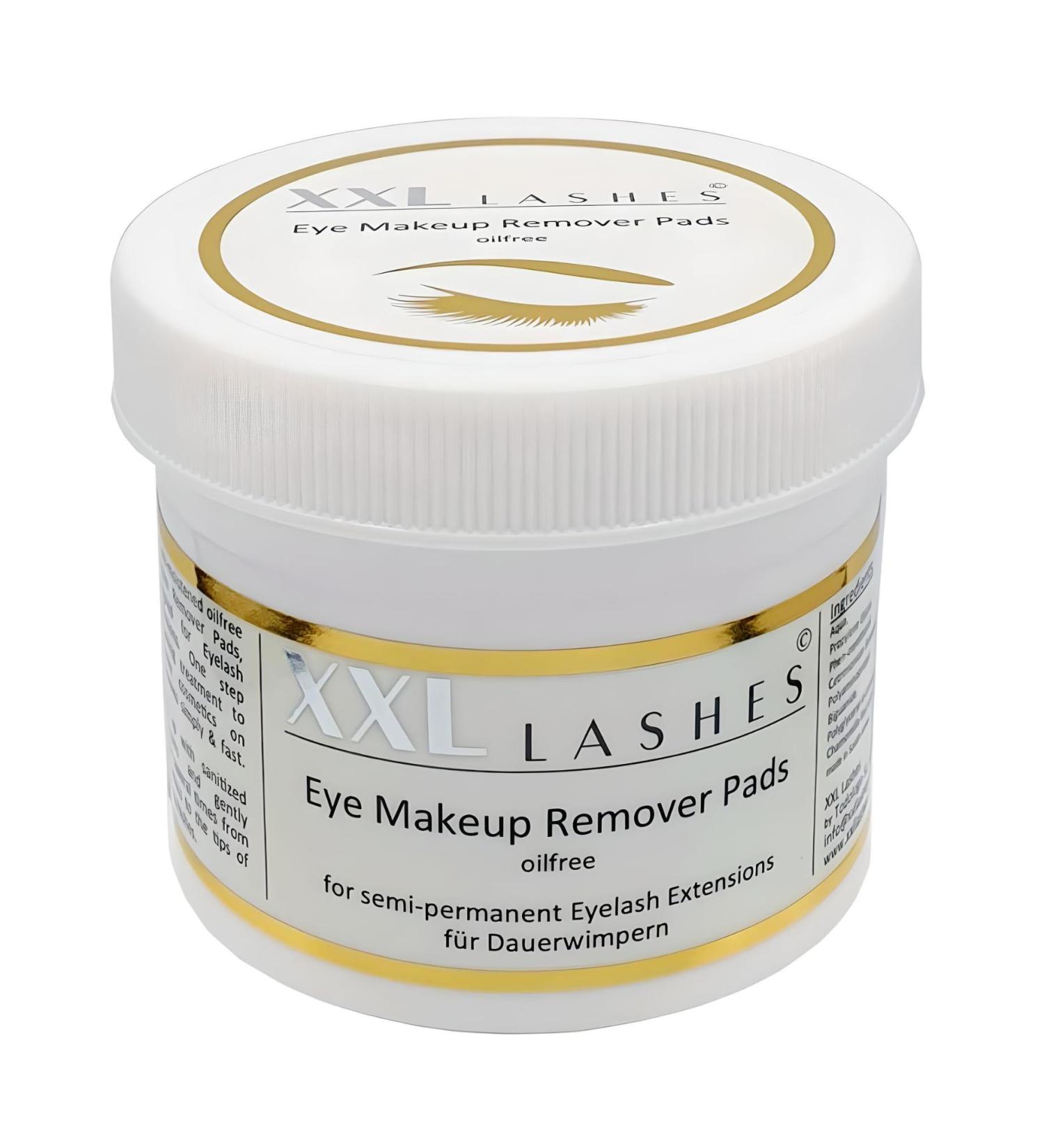 Buy XXL Lashes Protein Remover Pads - Lint-Free Pre-Moistened Makeup Remover for Eyelash & Brow Extensions (75 pcs) - International Shipping Available - Buy Online on GoSupps.com