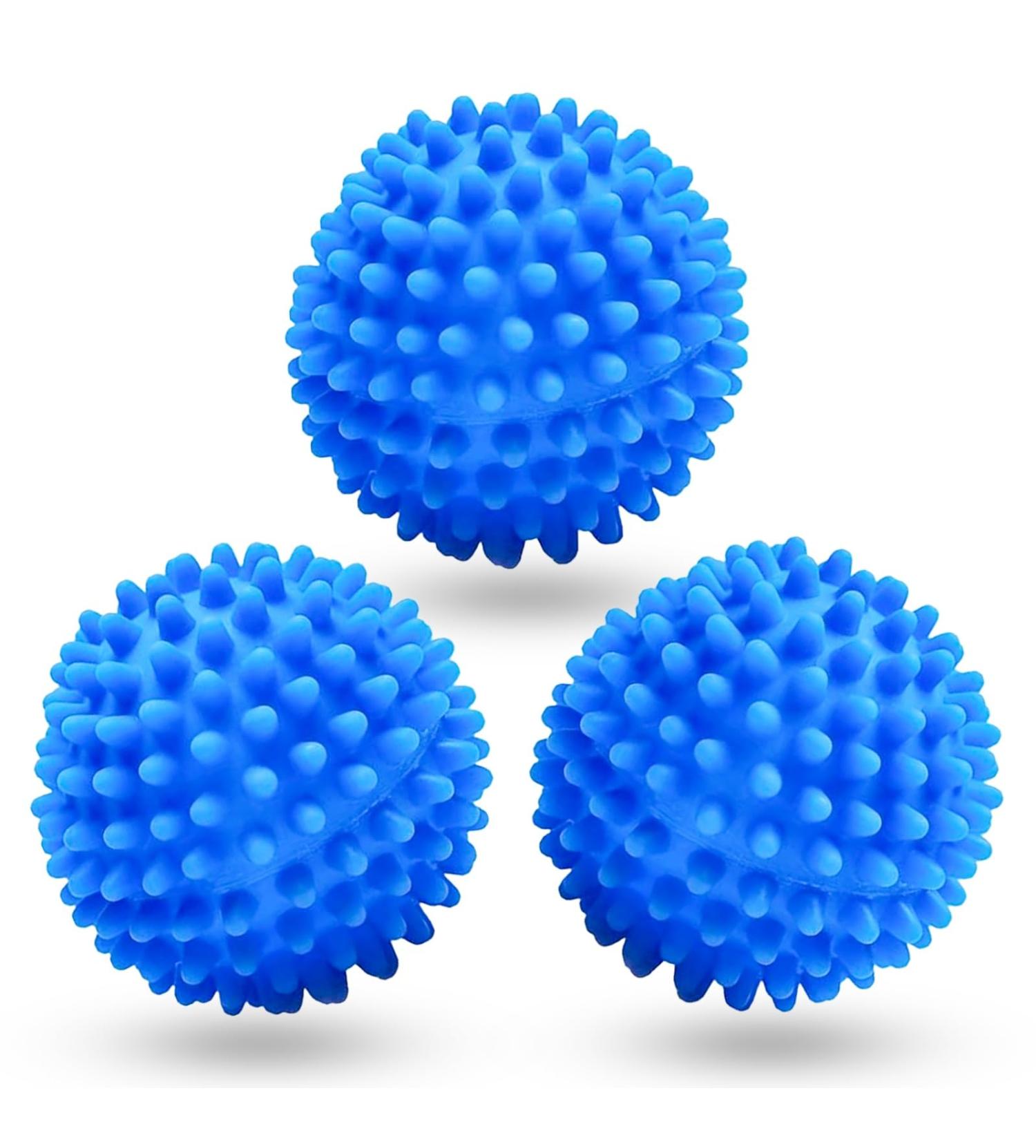CASIZ 3 Pack Dryer Balls Tumble Dryer Balls | Reusable Energy Saving & Non-Melt | Soft Drying Balls for Tumble Dryer Laundry Balls for Washing Machine Rapid Dryer Ball Washing Machine Balls - Buy Online on GoSupps.com