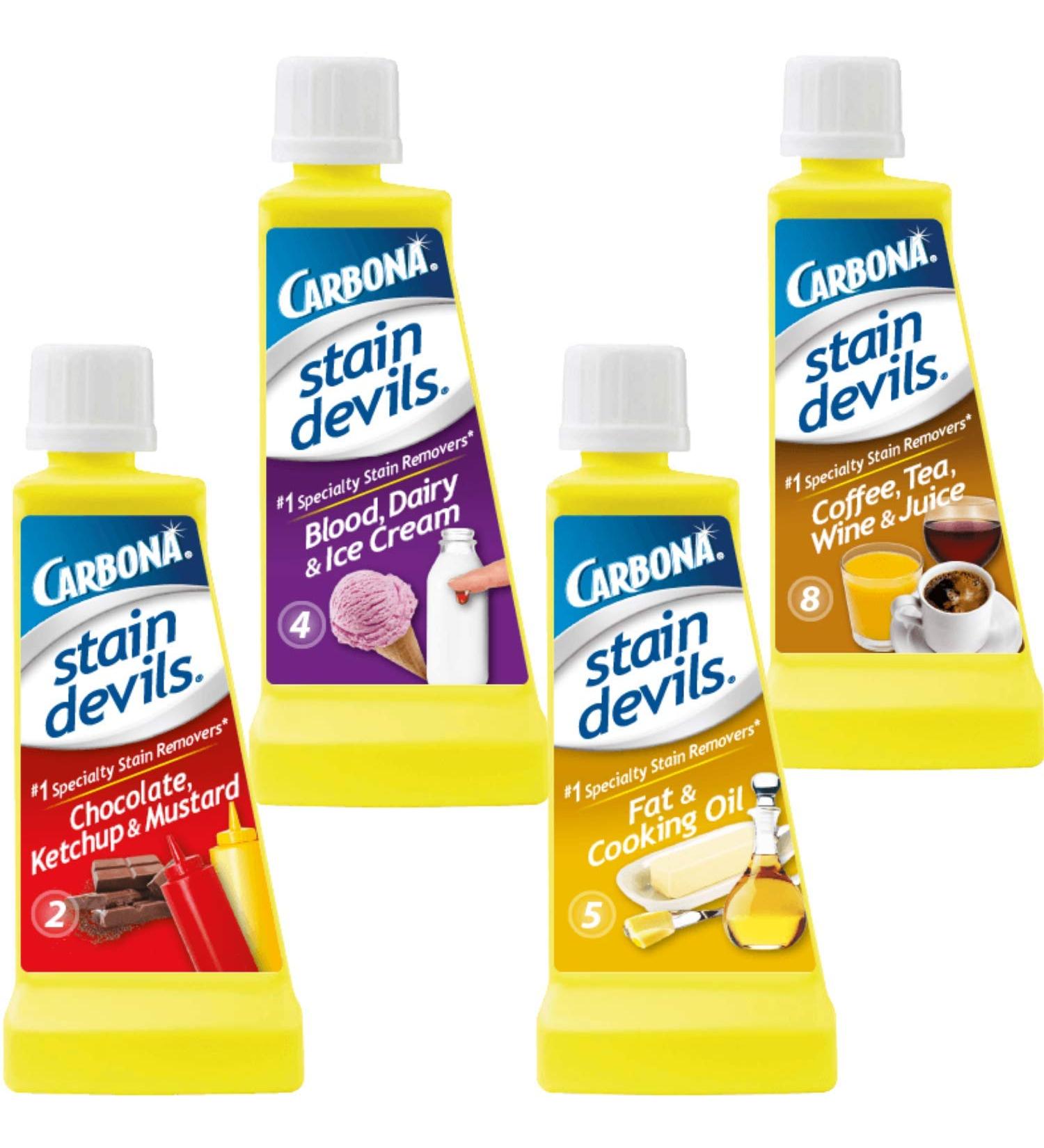 Carbona Liquid Stain Devil Combo Set | Best Spot Stain Remover for Clothes - International Shipping Available - Buy Online on GoSupps.com
