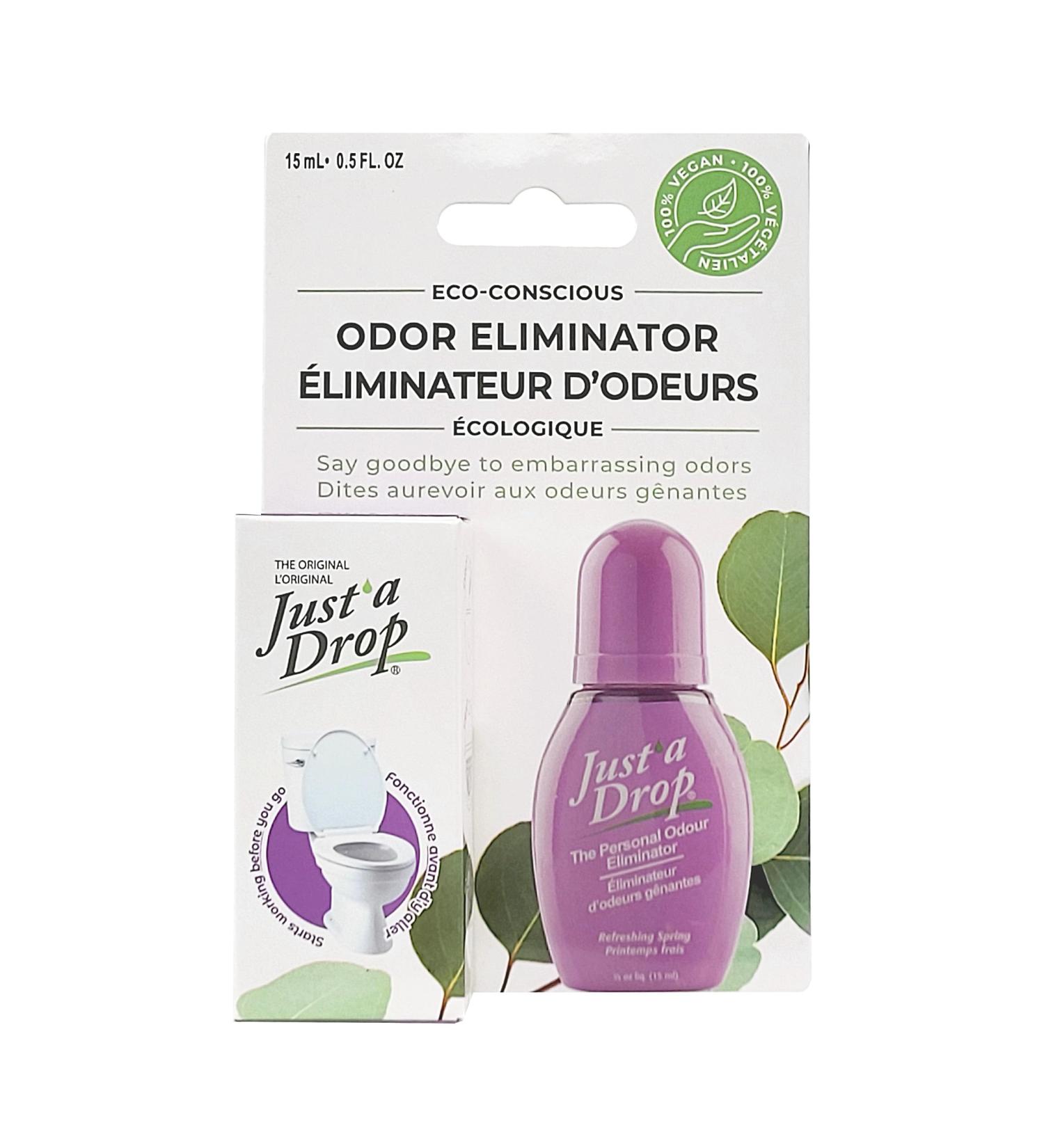 Just a Drop Toilet Odour Eliminator Refreshing Spring 15 ml (Pack of 6 Total 90 ml) - Before You Go Toilet Odor! Portable and Discreet Just One Drop for Freshness Refreshing Spring 15 ml (Pack of 6) - Buy Online on GoSupps.com