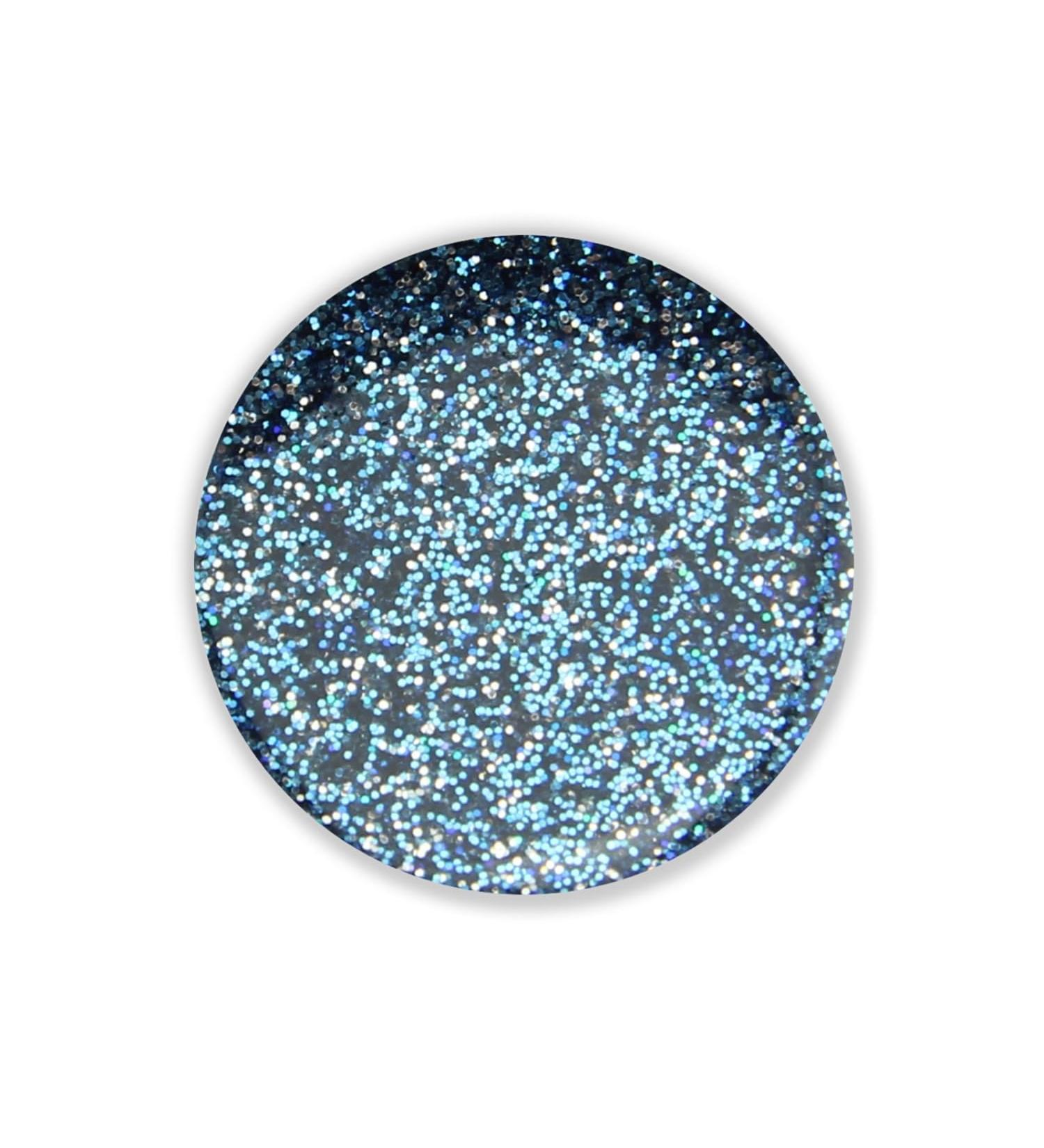 UV Colour Fusion Glitter Gel - star blue (blau-silber mix) 5ml