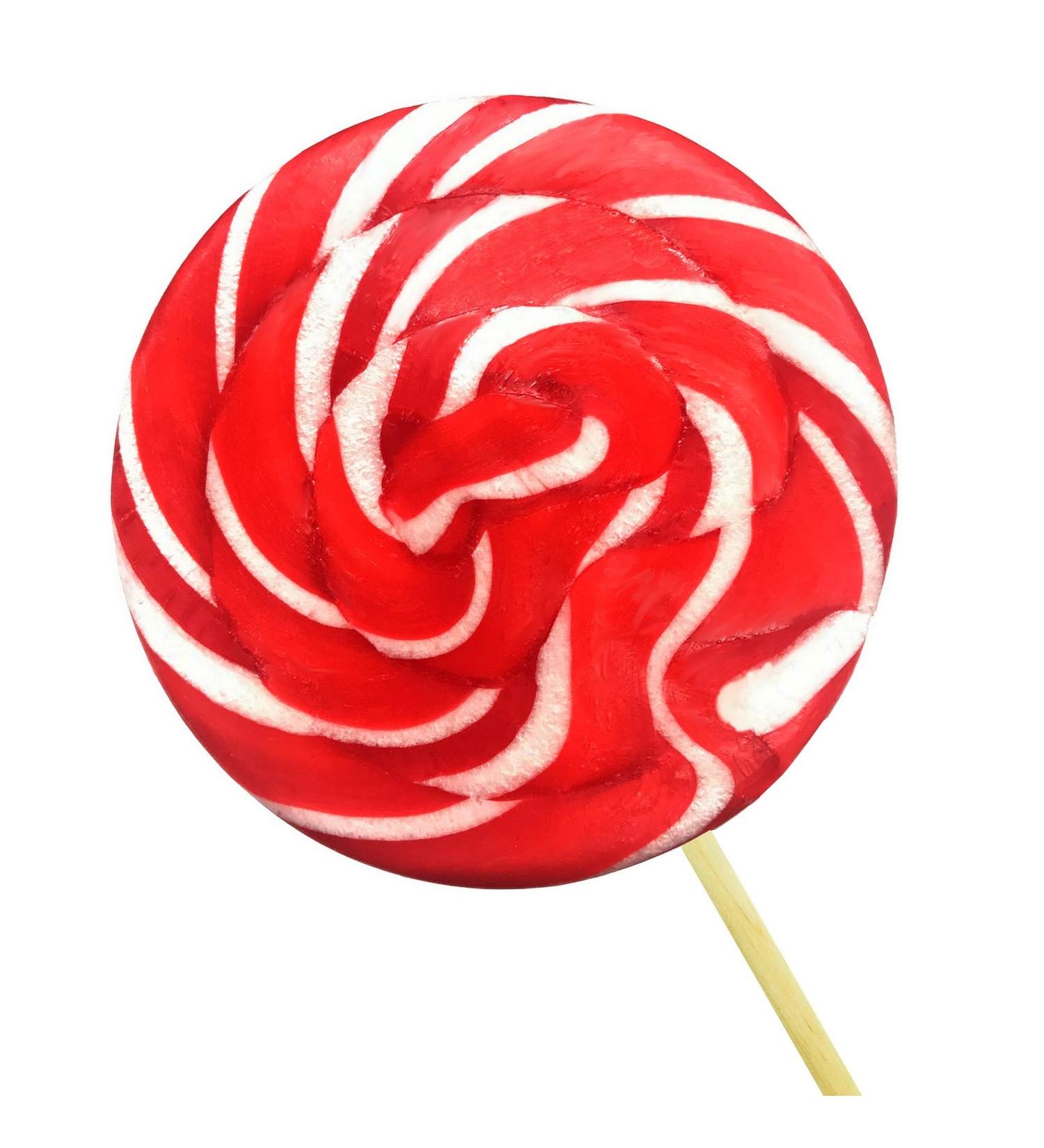 Wendy's Candies - Giant swirl Lollipop - strawberry and cream - Handcrafted confectionery - delicious sweet - Candy - gifts ideas for all occasions - ref OSCR STRAWBERRY-CREAM - Buy Online on GoSupps.com
