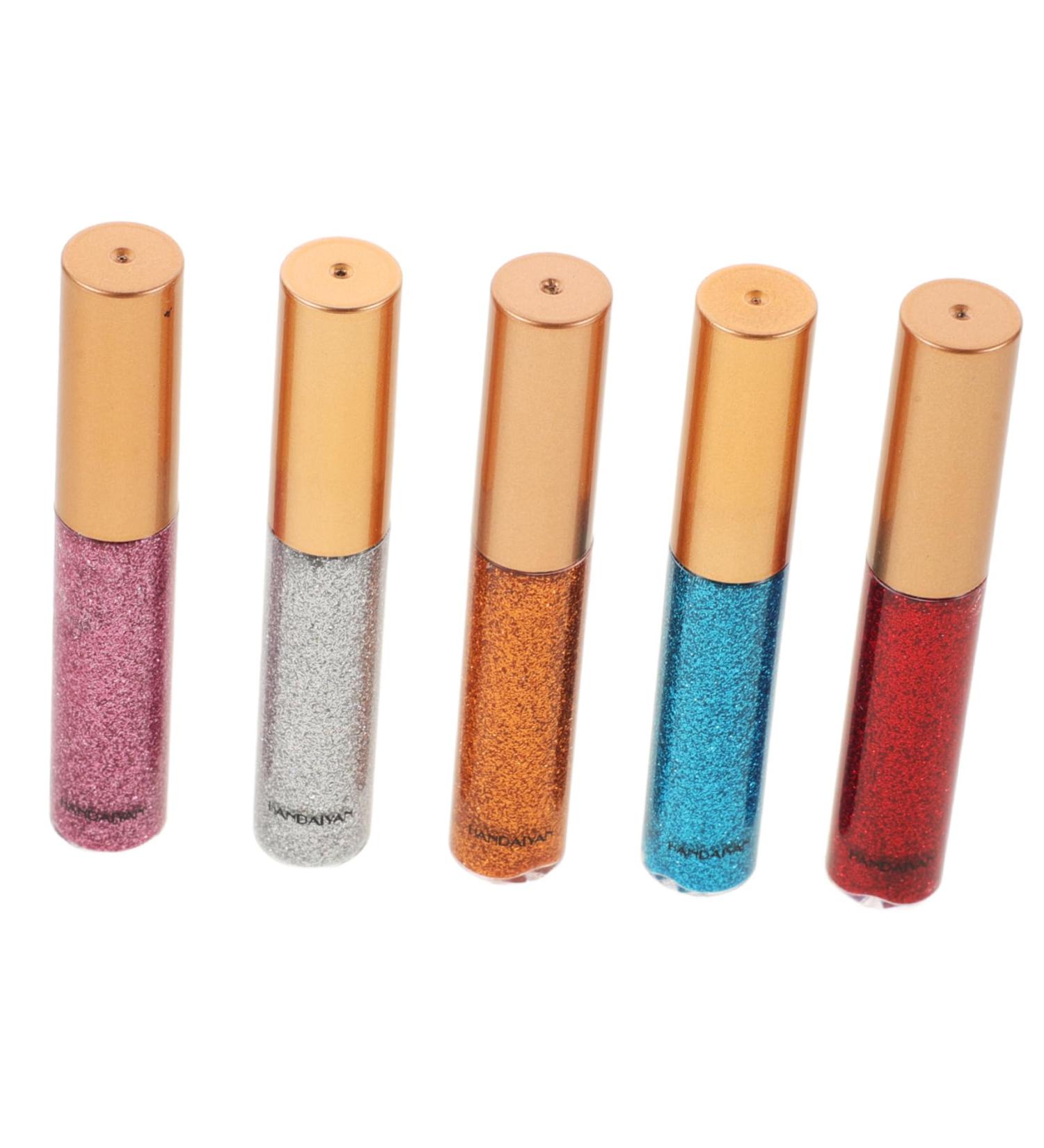 FOYTOKI 5pcs Stage Makeup Eye Shadow Sticks Glitter Eye Glitter Liquid - Buy Online on GoSupps.com