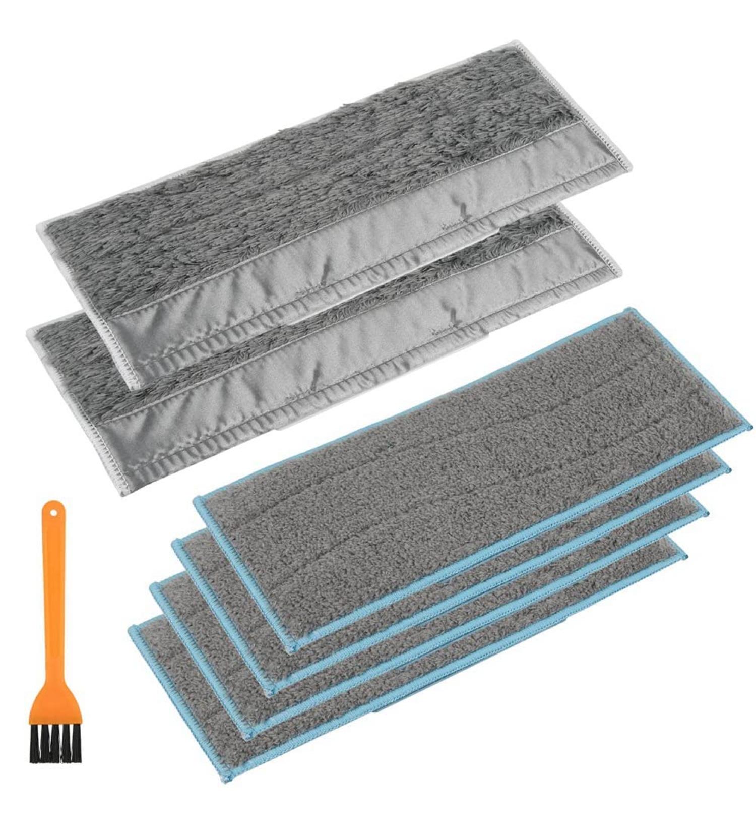 Plumflex Replacements 4Pcs Washable Wet Mopping Pads for Jet M6 and 2Pcs Dry Mopping Pads for Jet M6 - Buy Online on GoSupps.com
