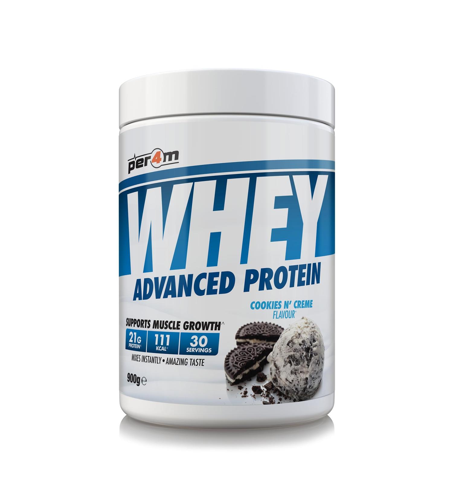  per4m Per4m Whey Protein Cookies & Cream 900g - Buy Online on GoSupps.com