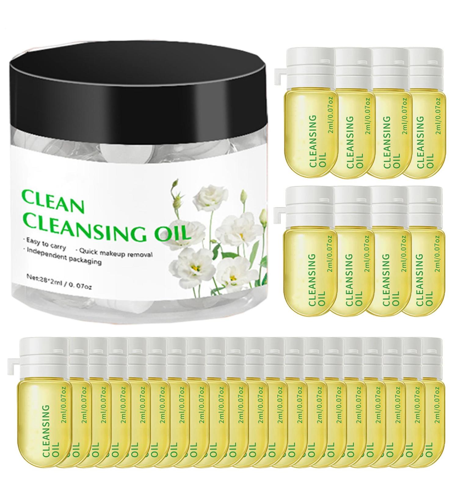 Nettoyant base d'huile - jetables huile de nettoyage en profondeur Soins de la peau D maquillant pour les yeux Travel Essentials Baume d maquillant - Buy Online on GoSupps.com