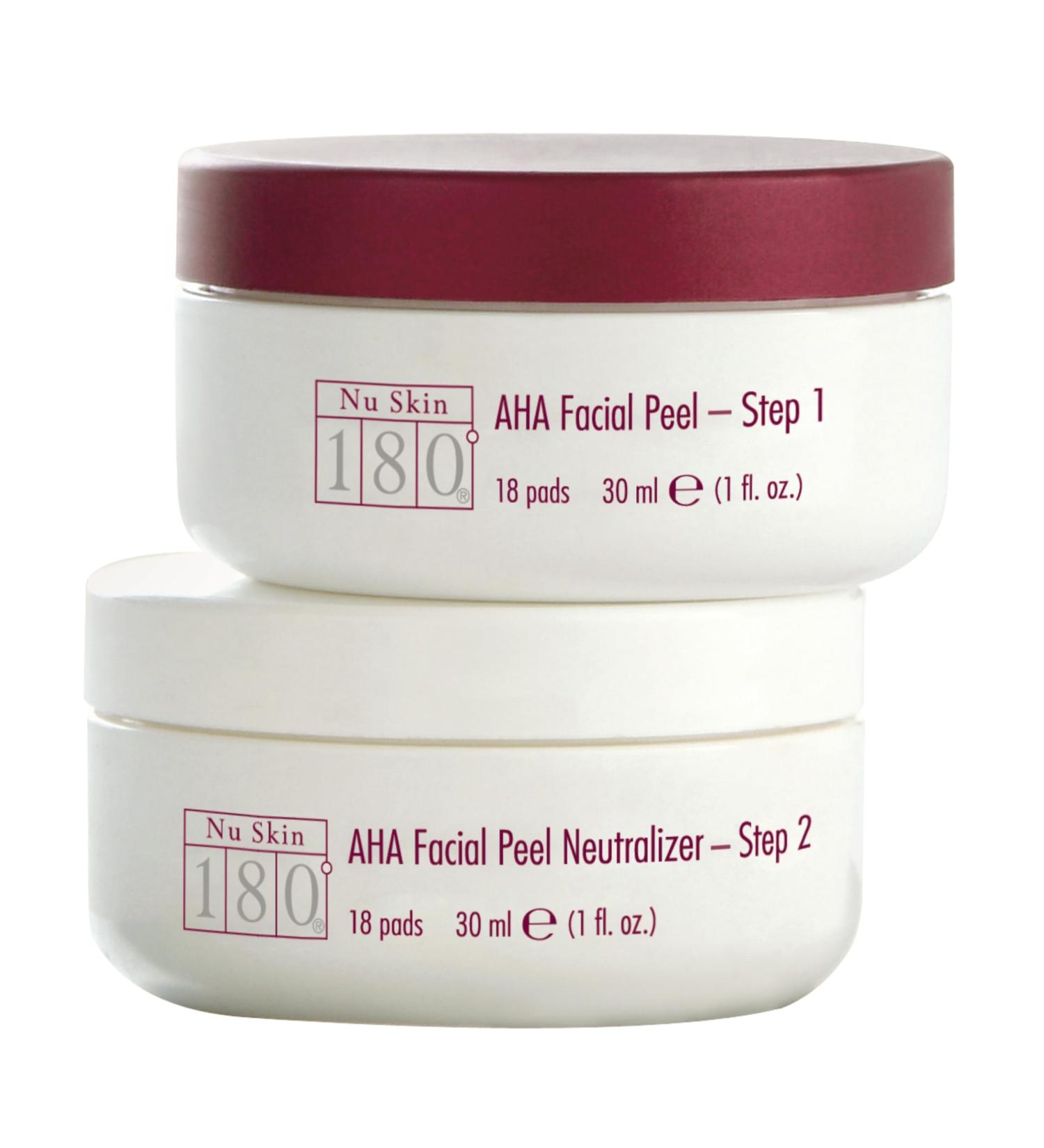 Nu Skin 180 Facial Peel & Neutralizer - Lactic Acid Face Peel for Wrinkle Reduction & Skin Cell Renewal | Soothing Avena Sativa Extract | International Shipping Available - Buy Online on GoSupps.com