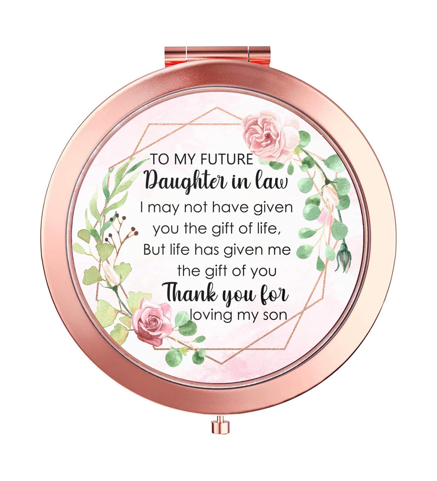 GAOLZIUY Future Daughter in Law Gifts on Wedding Day  Gifts for My Future Daughter-in-Law  Bride Wedding Gift Daughter in Law Bridal Shower Gift from Mother in Law  Gifts for New Daughter Rose Gold-daughter in Law - Buy Online on GoSupps.com