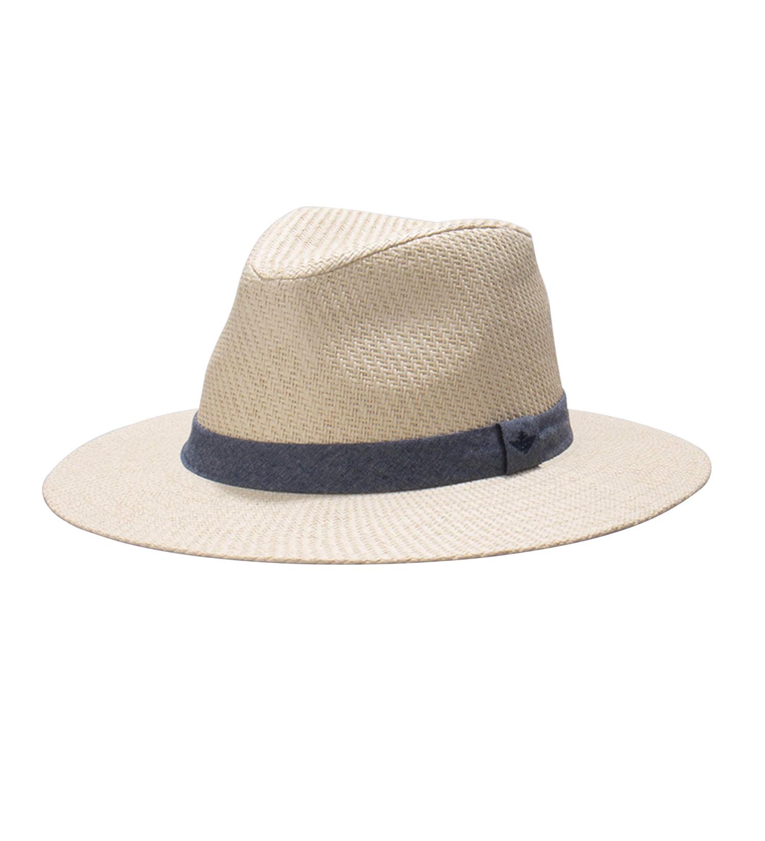 Dockers Men's Straw Fedora Hat L-XL in Navy - Stylish Sun Protection - Buy Online on GoSupps.com