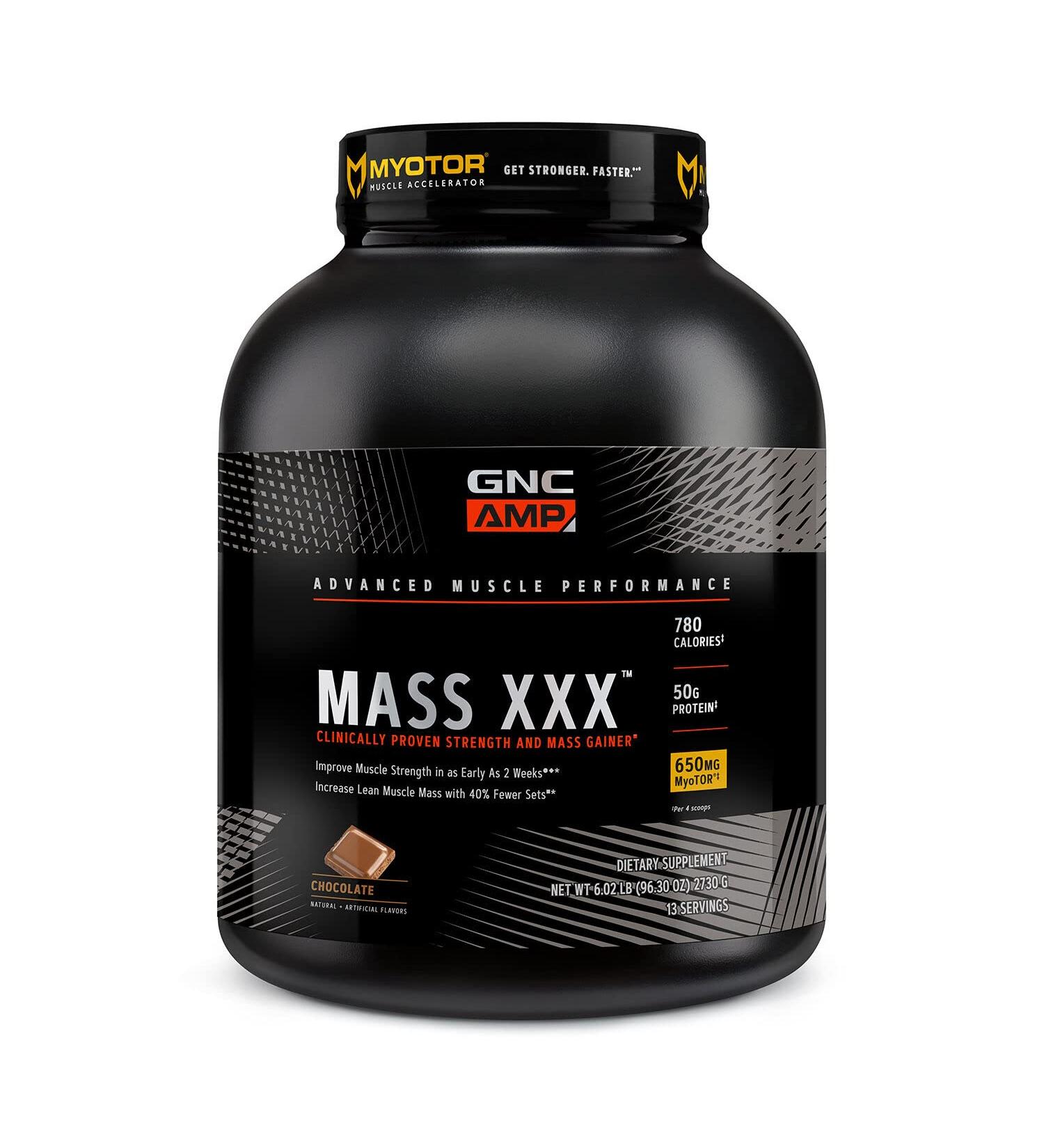 GNC AMP Mass XXX with MyoTor - Chocolate
