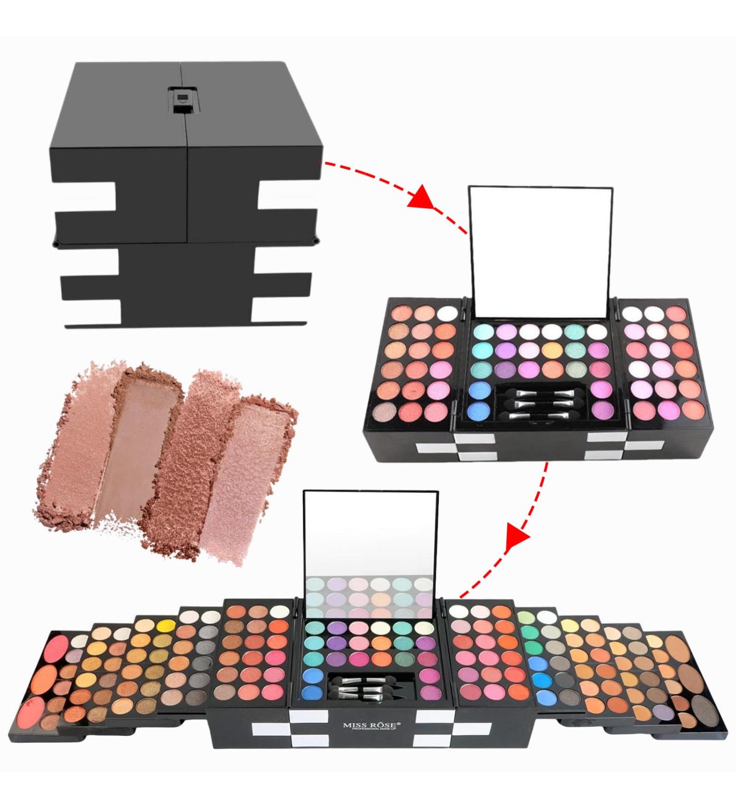 PhantomSky 148 Couleurs Palette Maquillage Yeux Makeup Palette de Fards Paupi res Ombre Paupi res Longue Dur e Imperm able avec Rouge L vres Rougir et Correcteur Multicolore - Buy Online on GoSupps.com