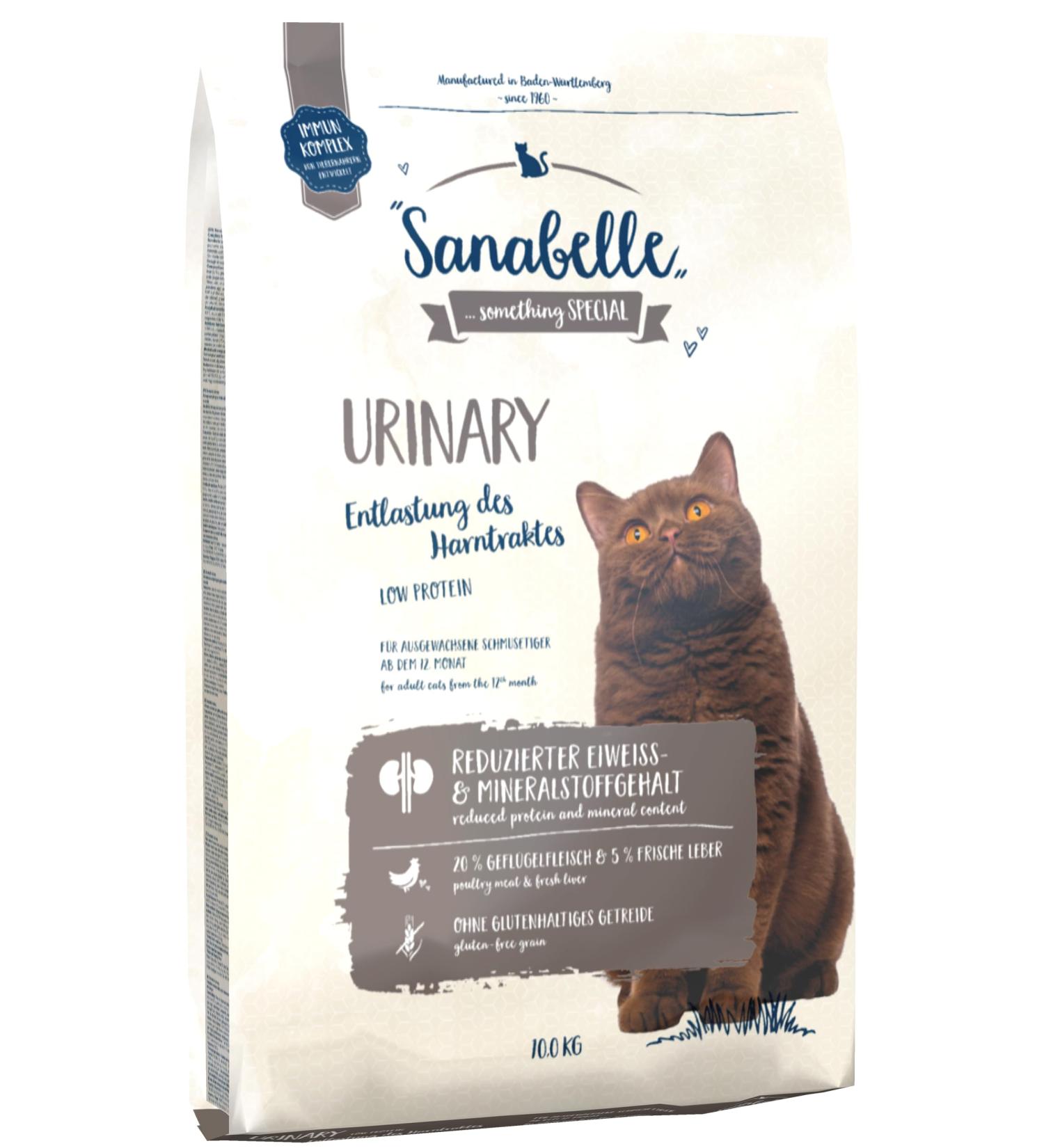Sanabelle Urinary Dry Cat Food | 6 x 400g for Adult Cats with Sensitive Urinary Systems | Best eCommerce Deals - Buy Online on GoSupps.com