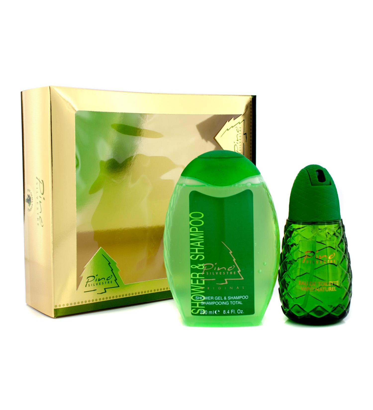 Pino Silvestre Pino Silvestre Coffret: EDT Spray 125ml/4.2oz + Shower Gel & Shampoo 250ml/8.4oz 2pcs