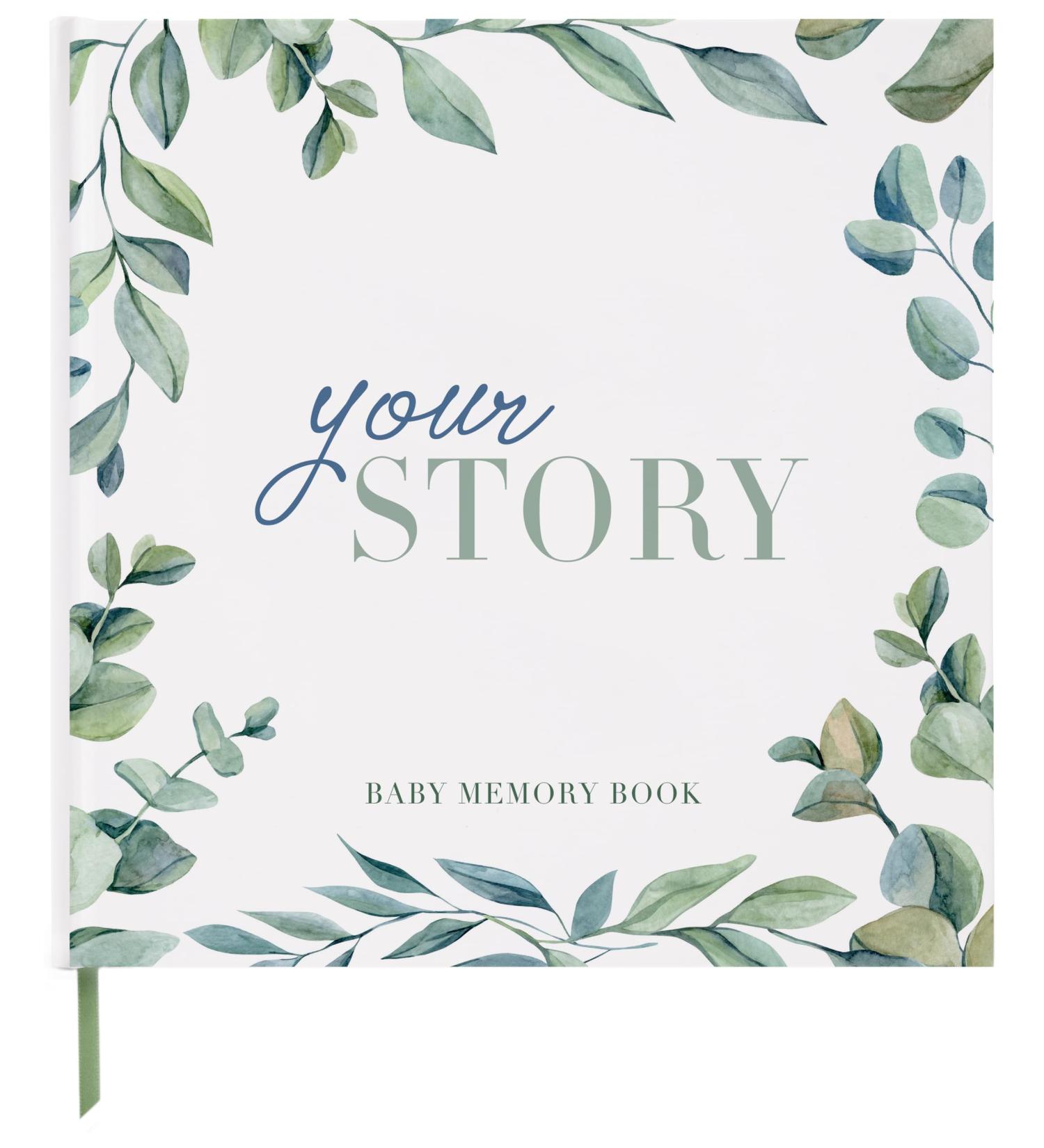 Watercolour Baby Record Book & Scrapbook | 132 Page Memory Album for Newborn Boy & Girl | Ideal Gift for Expecting Moms | New Baby Keepsake - Buy Online on GoSupps.com