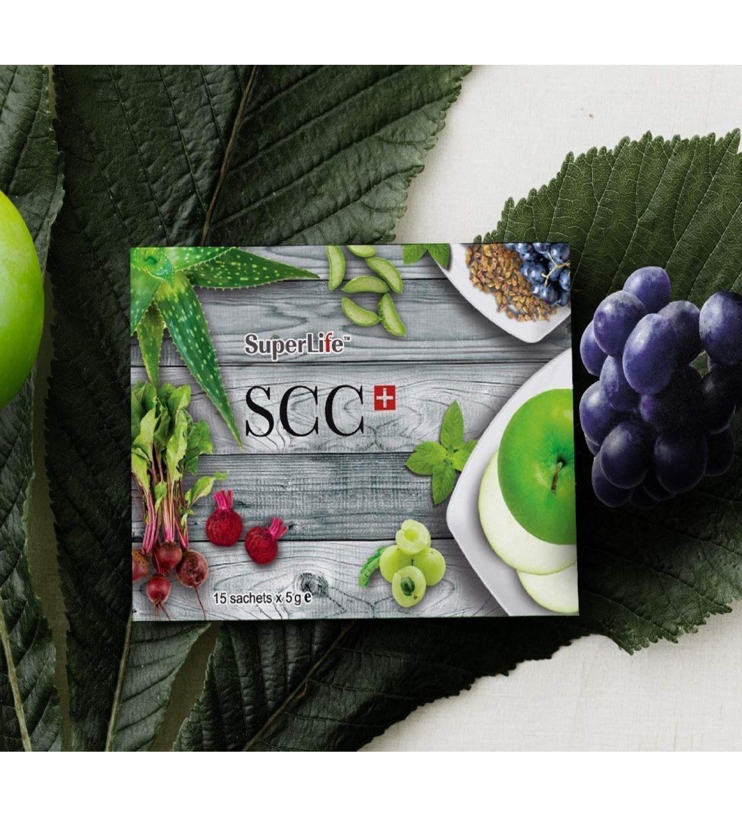 SUPERLIFE Colon Care Plus SCC+ Weight Loss Cleanse with Sinetrol, Amla Extract, Beet Root Powder, Slim Tea - 1x15sct - Buy Online on GoSupps.com