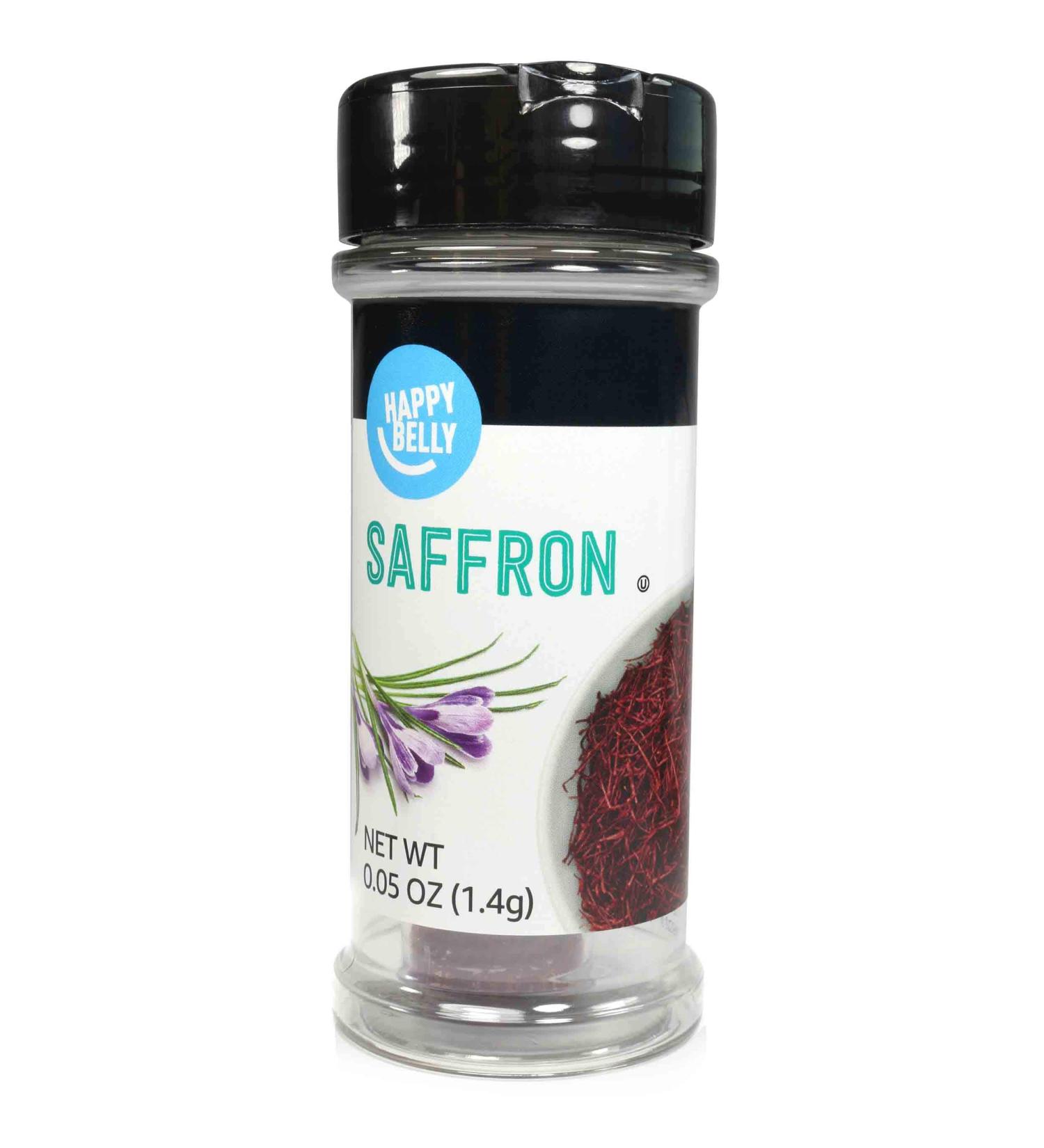 Happy Belly Saffron 0.05 oz - Premium Quality Amazon Brand - Buy Online on GoSupps.com