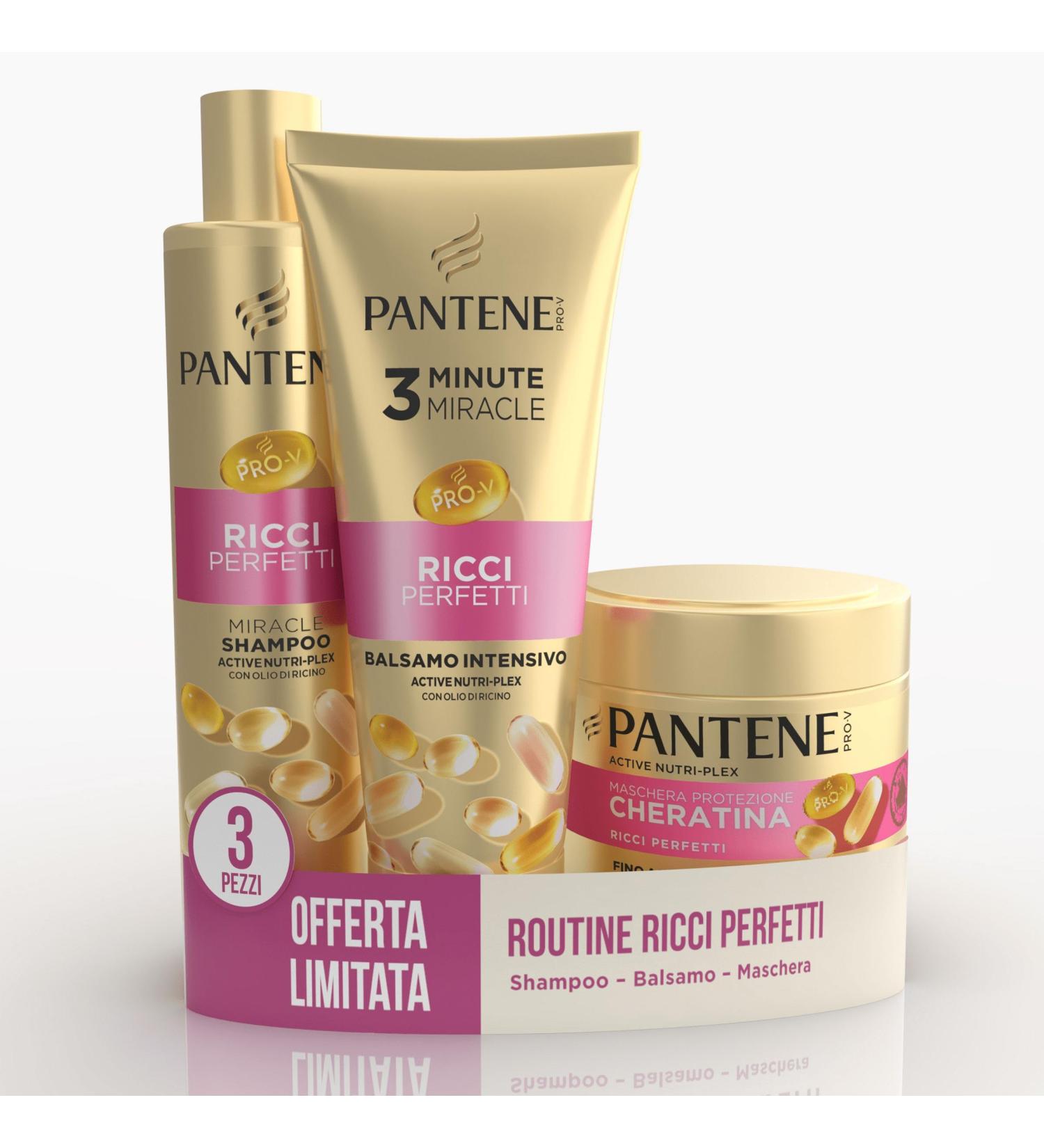  Pantene Pantene Pro-V Miracles Perfect Curls Hair Gift Set: 1 shampoo 250ml 1 intensive conditioner 200ml 1 mask 300ml transforms unruly curls into luminous and bouncy curls - Buy Online on GoSupps.com