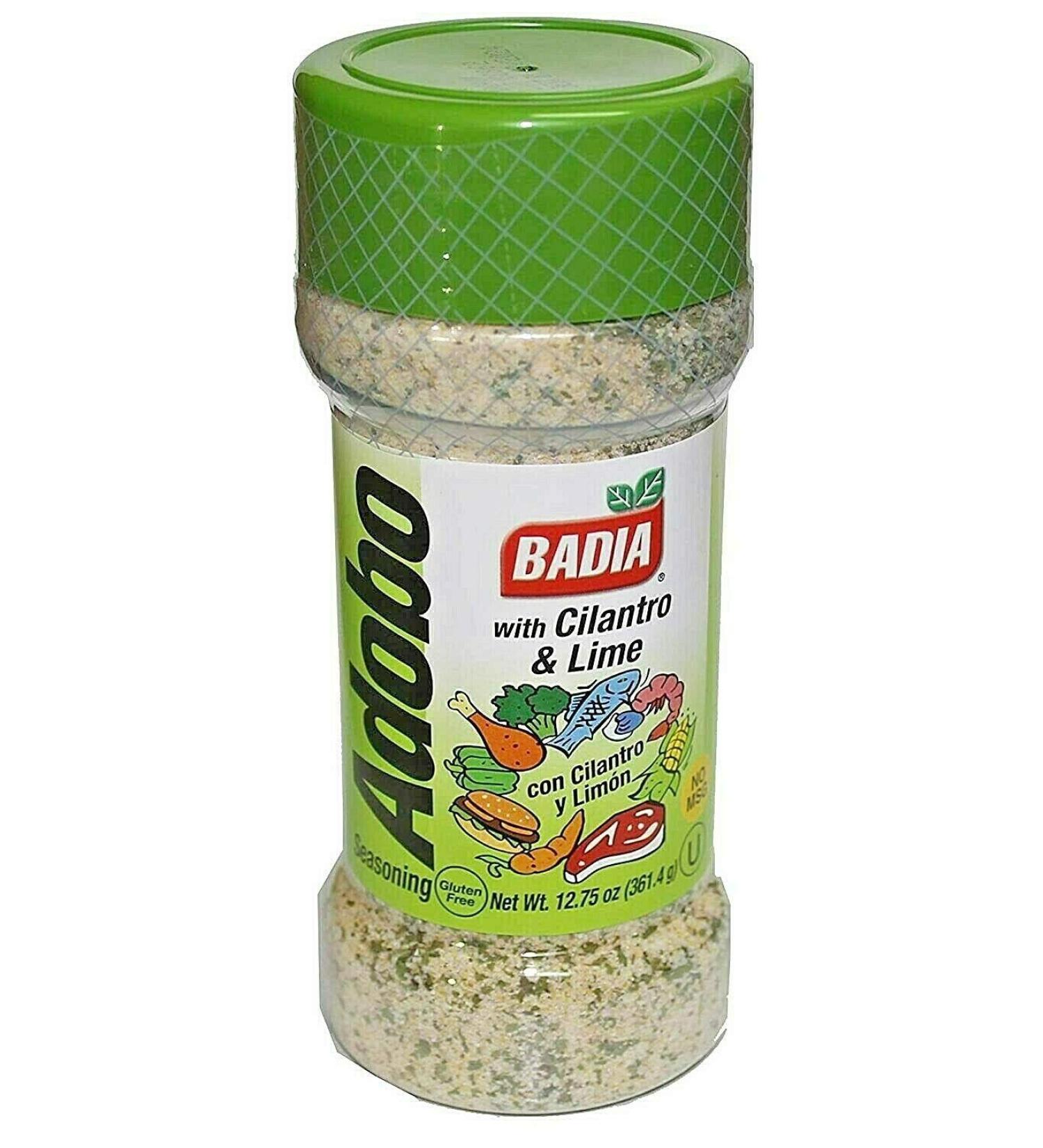 Badia Adobo with Cilantro & Lime 12.75 Oz - Kosher, Gluten-Free, No MSG - Buy Online on GoSupps.com