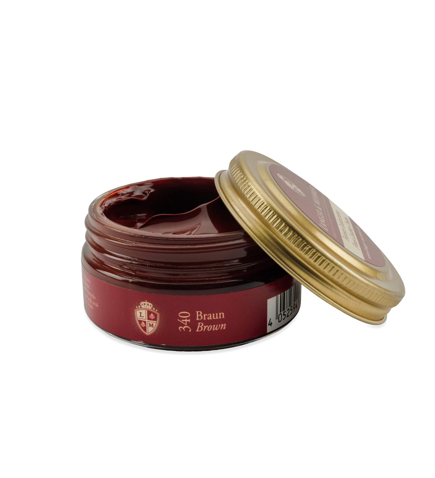 Langer & Messmer Finest Leather Cream 50Â ml in Various Colours Brown - Buy Online on GoSupps.com