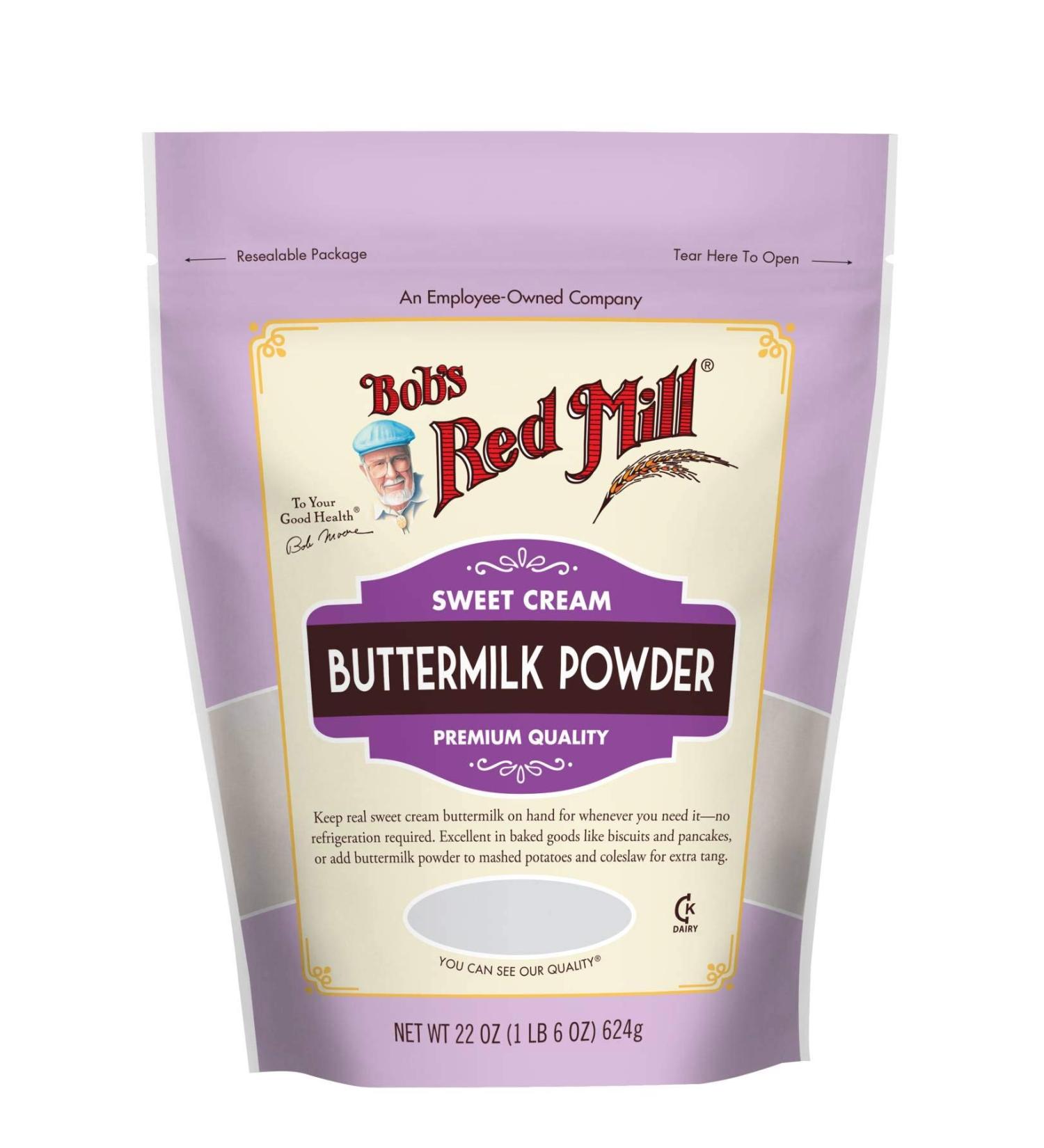 Bob's Red Mill Buttermilk Powder Sweet Cream 22 oz - Premium Baking Ingredient - Buy Online on GoSupps.com