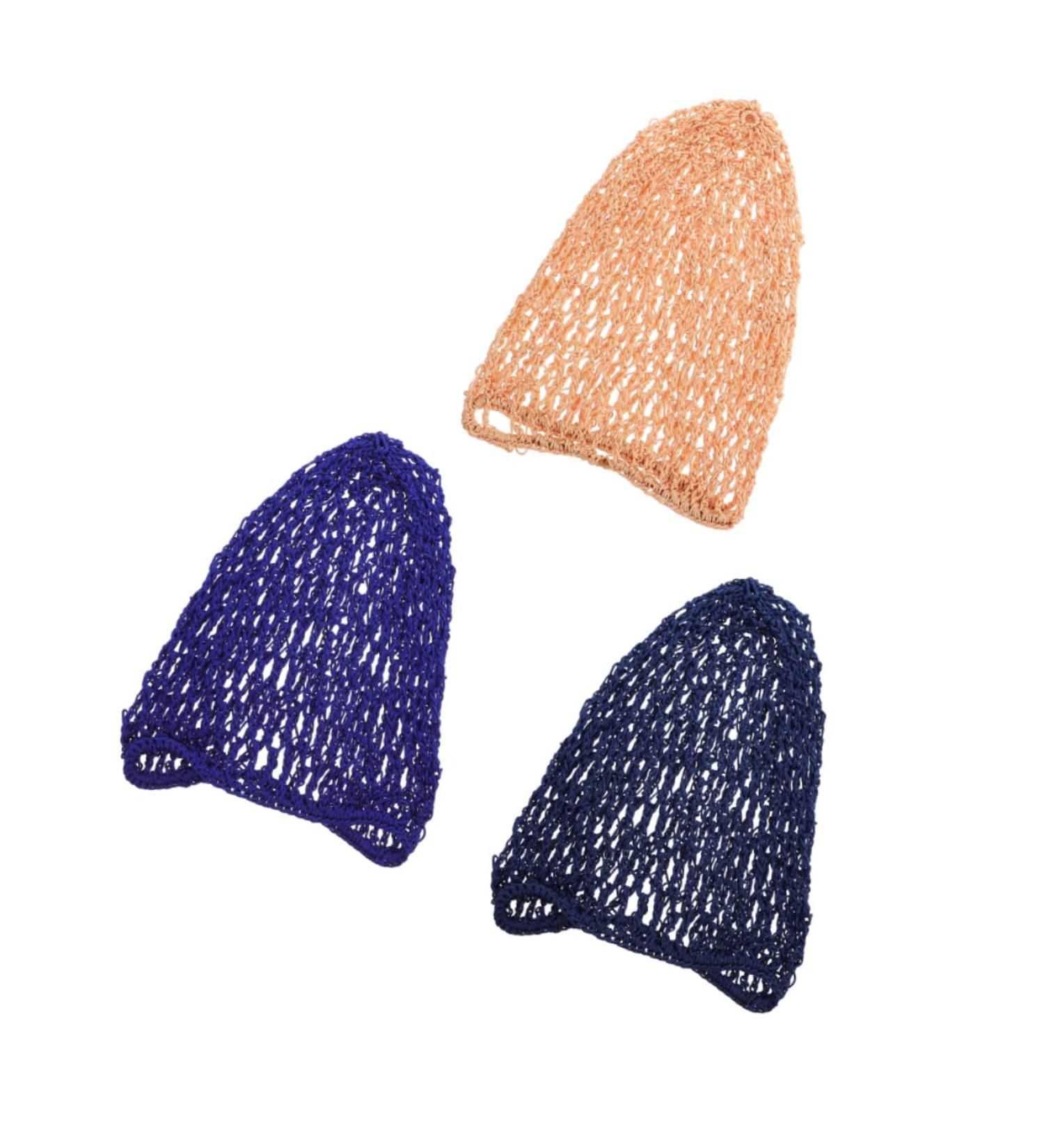FOMIYES 3pcs Net Bag Sleeping Caps & Snoods for Women | Crochet Hooks for Hair | Hair Net Cover | Home Use Mesh Hairnet | Assorted Colors - Buy Online on GoSupps.com