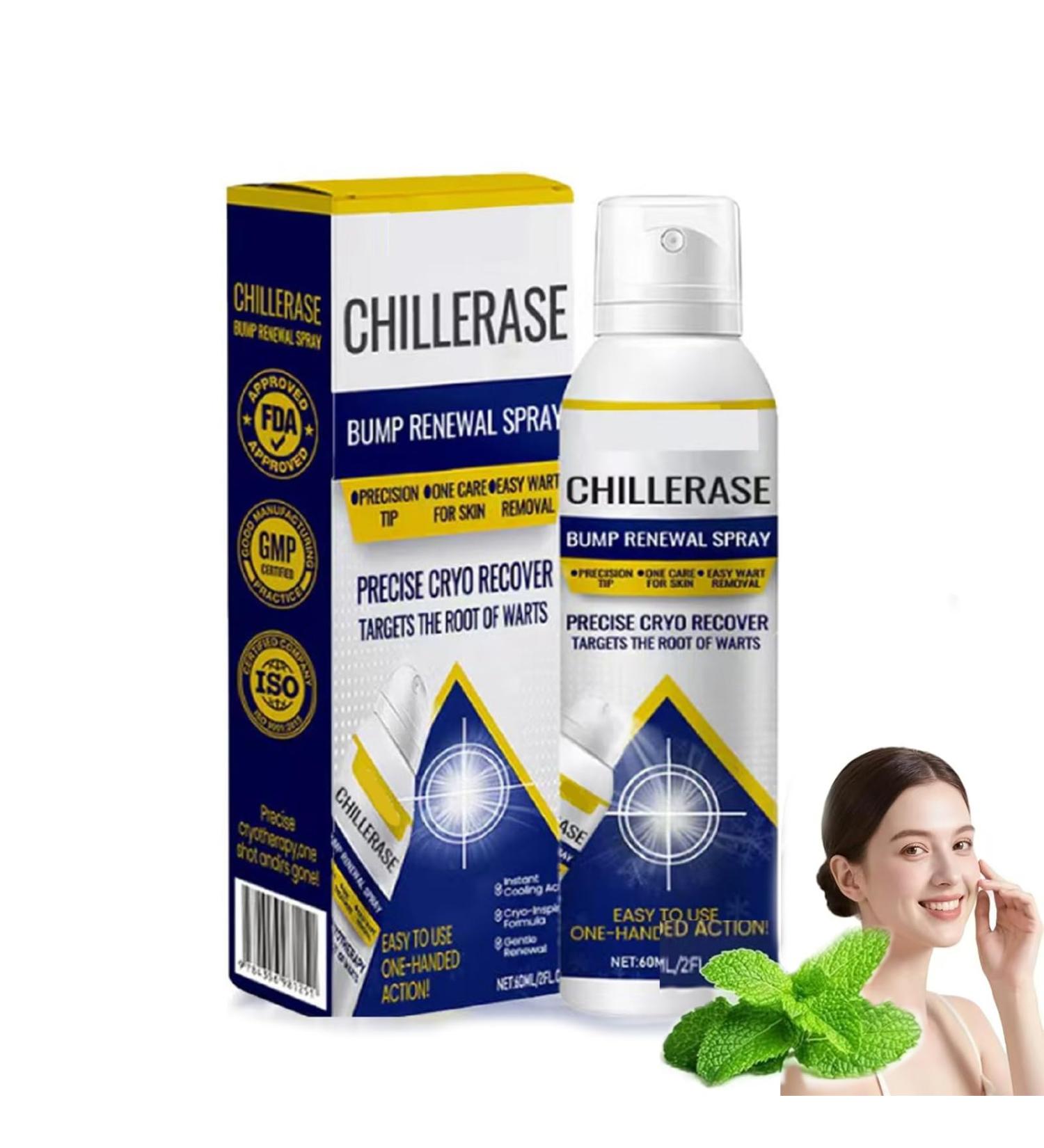 Chill Erase Bump Renewal Spray Advanced Salicylic Acid Body Spray 2% Natural Skin Spray Reduces Skin Imperfections Absorbs Quickly Natural Skin Spray Suitable for All Skin Types (1 Bottle) 2.12 Fl Oz (Pack of 1) - Buy Online on GoSupps.com