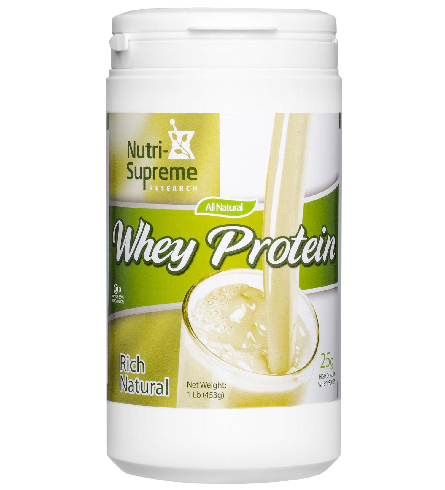 Nutri Supreme Research Whey Protein Natural Flavor 1 Lb
