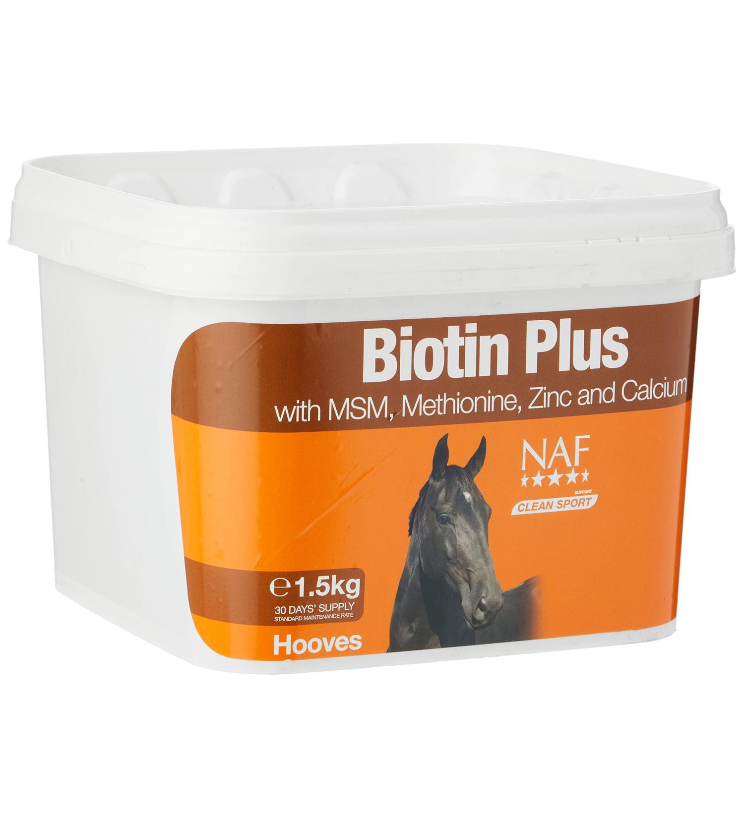 NAF Biotin Plus Clear 1.5 kg - Buy Online on GoSupps.com