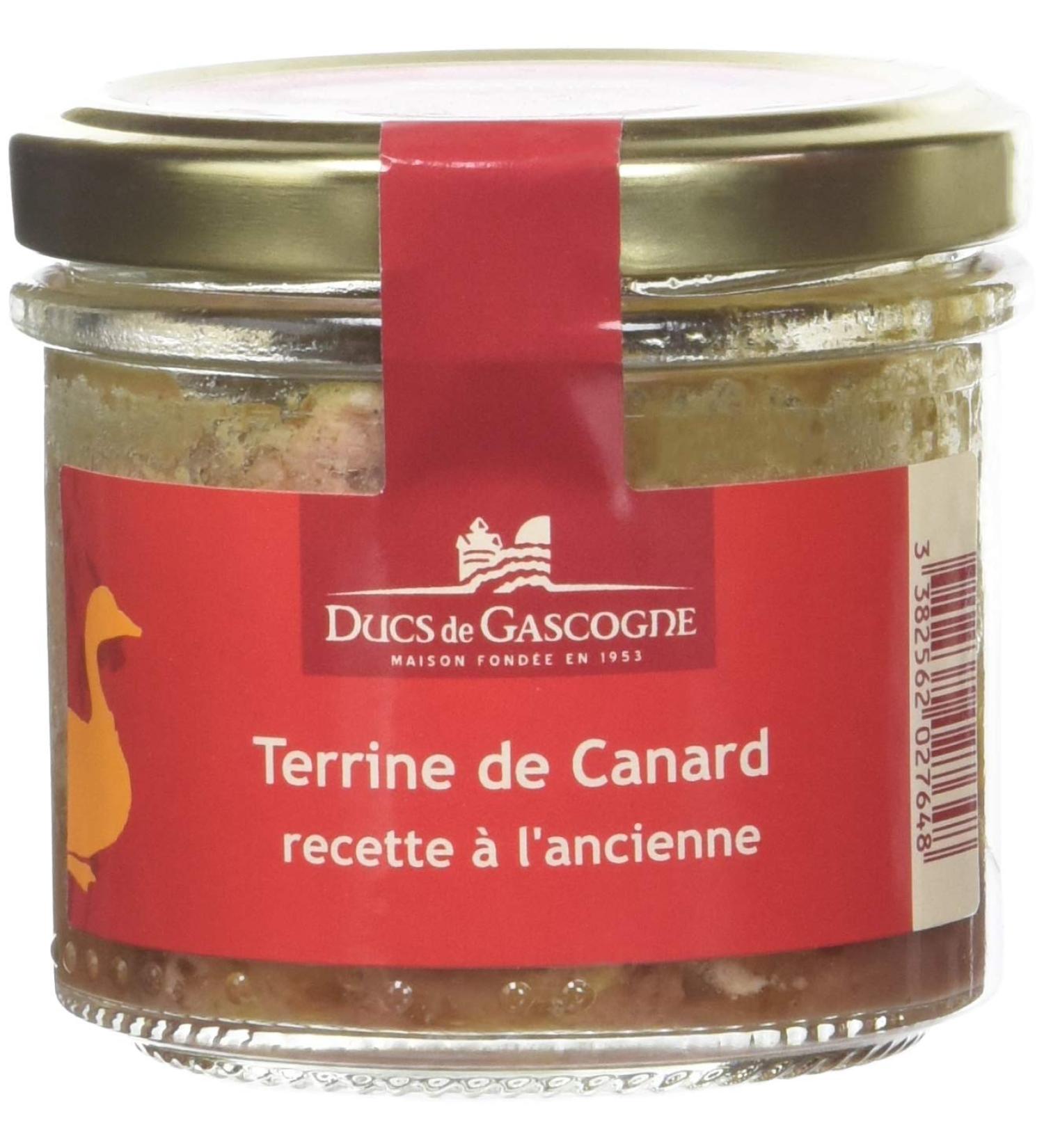 Ducs de Gascogne - Duck Terrine old-fashioned recipe 90g - Buy Online on GoSupps.com