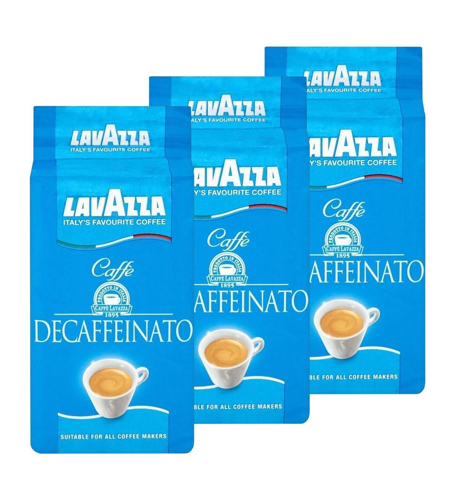  Lavazza Lavazza DEK Decaffeinated Coffee ground coffee beans (3 x 250 g) - Buy Online on GoSupps.com