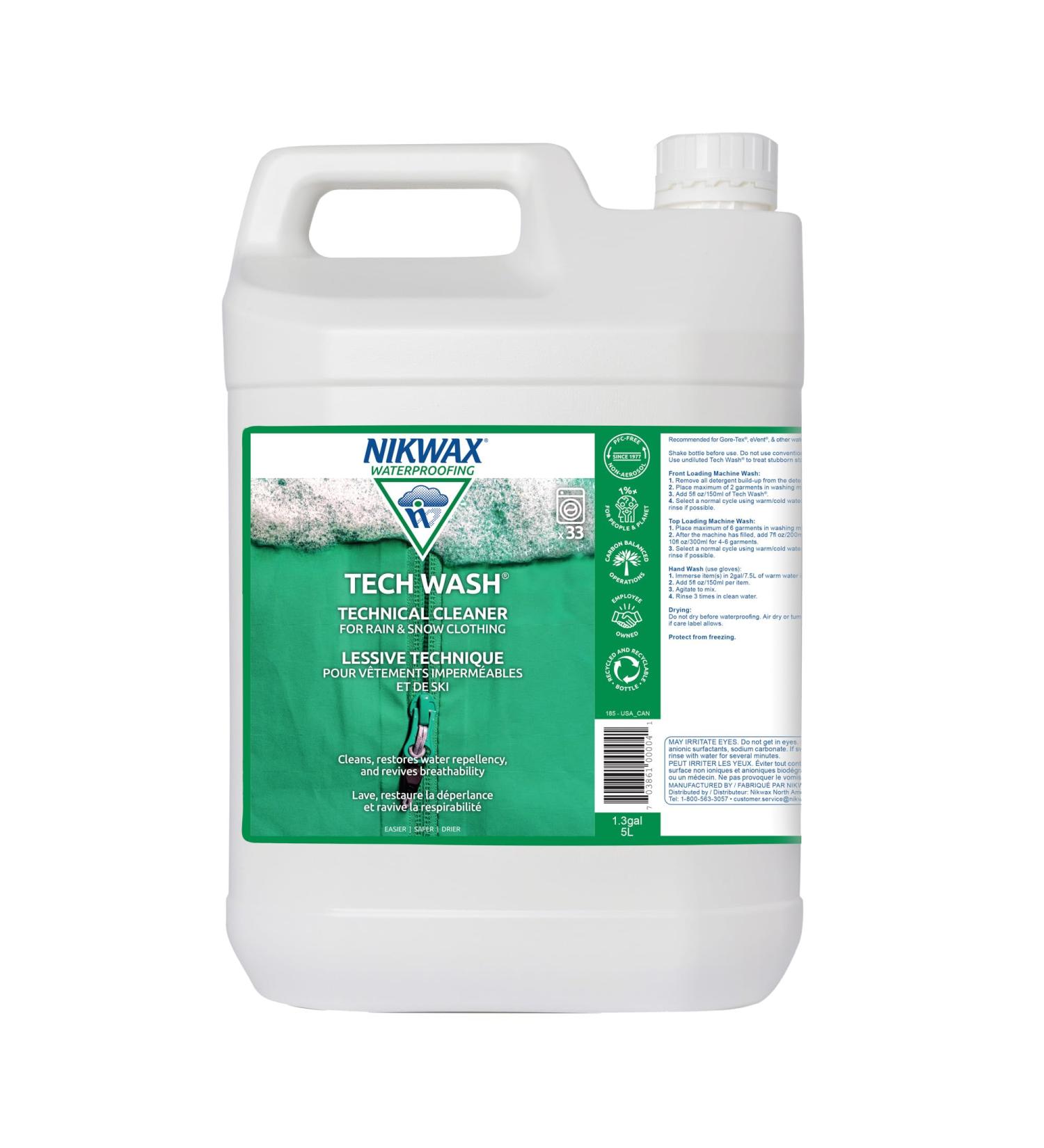 Nikwax Tech Wash 5L - Essential Care for Waterproof Gear | Shop Internationally - Buy Online on GoSupps.com