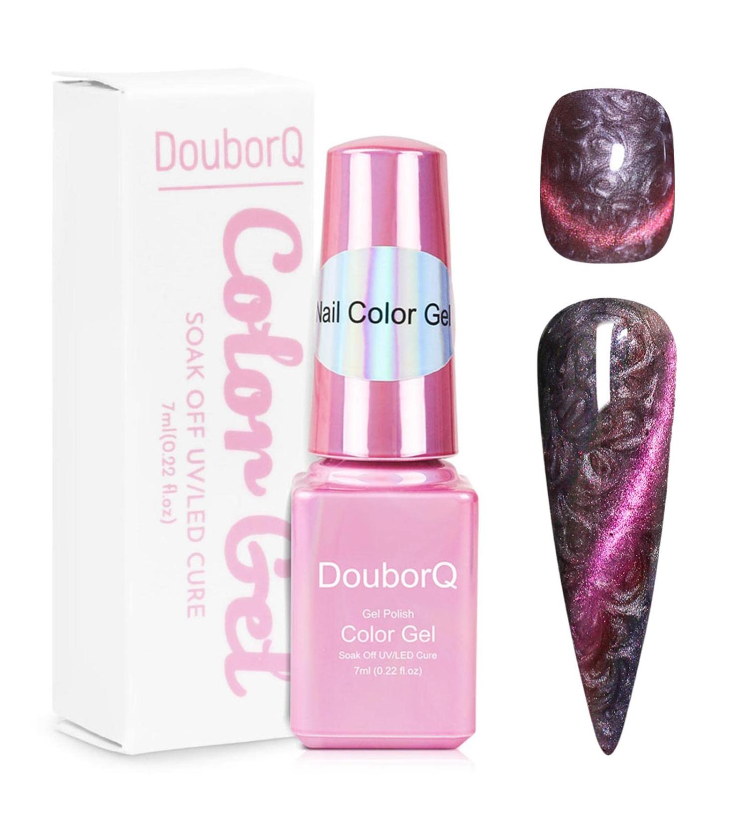 DIY Cat Eyes Gel Nail Polish - Aurora Glitter Effect Gel Nail Art Varnish Manicure Tool | Aurora Nail Art Design Easter for Women 0.23 OZ  - Buy Online on GoSupps.com