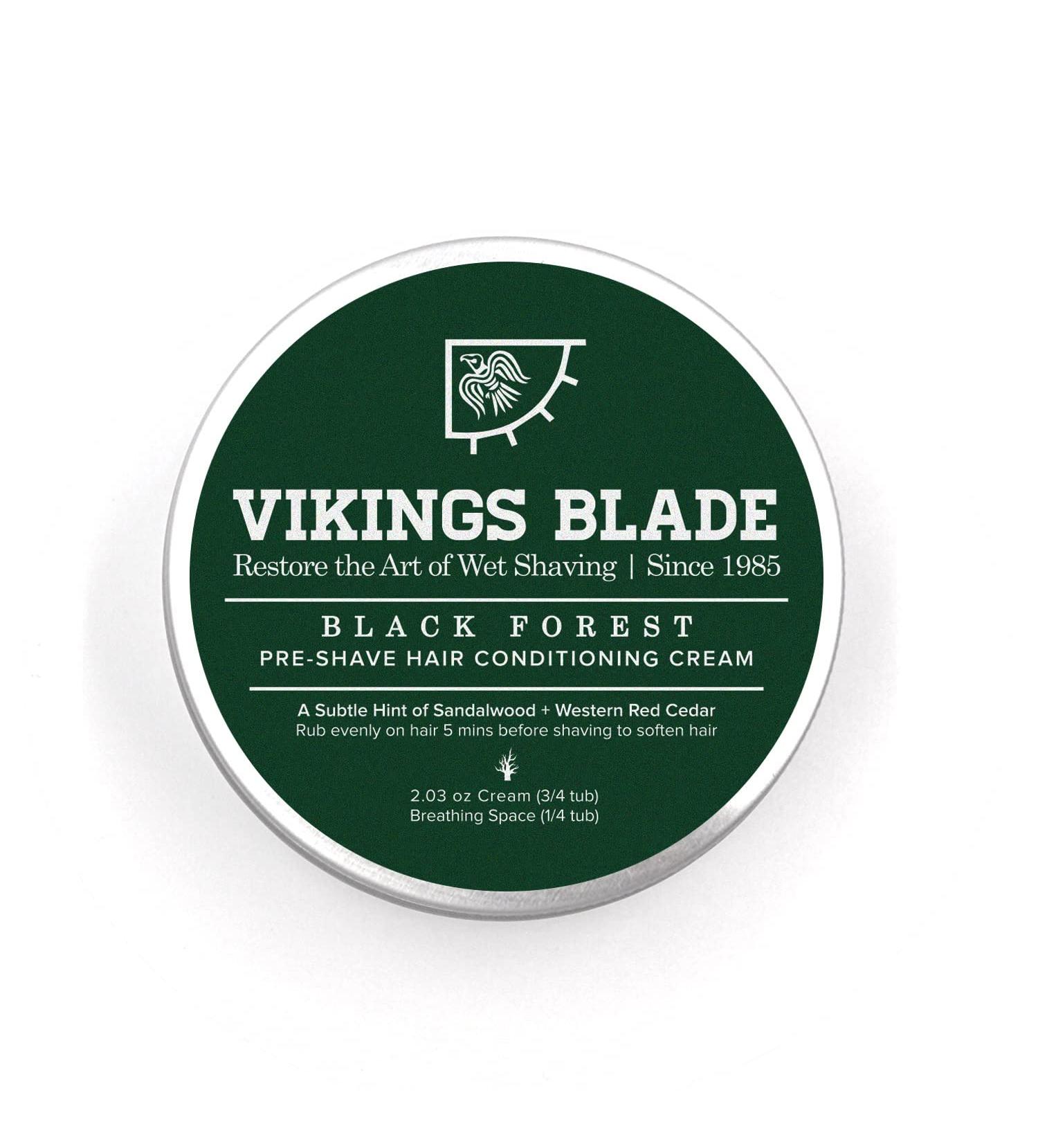 VIKINGS BLADE Black Forest Sandalwood Cedar PRE-Shave Hair Softening Conditioner - Buy Online on GoSupps.com