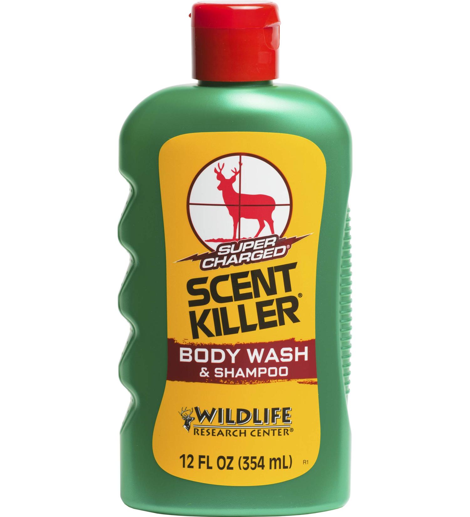 Wildlife Research 540-12 Scent Killer Body Wash - 12 FL OZ | Odor Eliminator for Outdoor Adventures | Small Yellow Bottle - Global Shipping Available - Buy Online on GoSupps.com