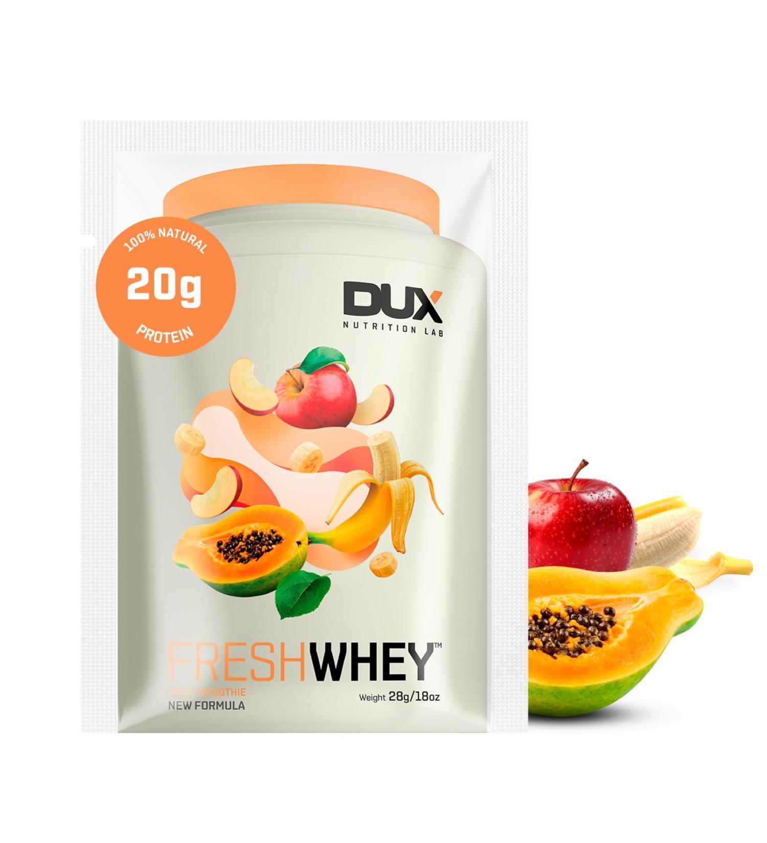 Fresh Whey Fruit Smoothie | 20g Protein Amino Acids & Brazilian Fruits | Pre/Post-Workout | Single Serve 1oz Packet - Buy Online on GoSupps.com