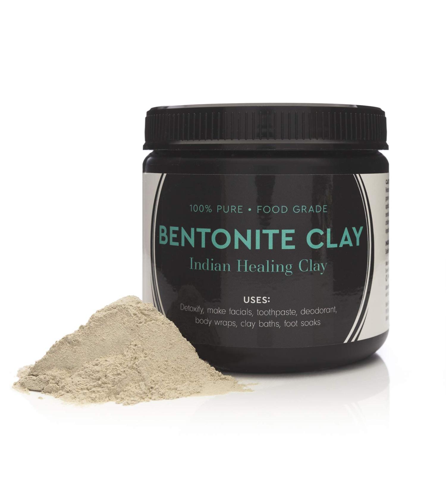 1lb Food Grade Sodium Bentonite Clay Powder - Pure & Natural - Buy Online on GoSupps.com