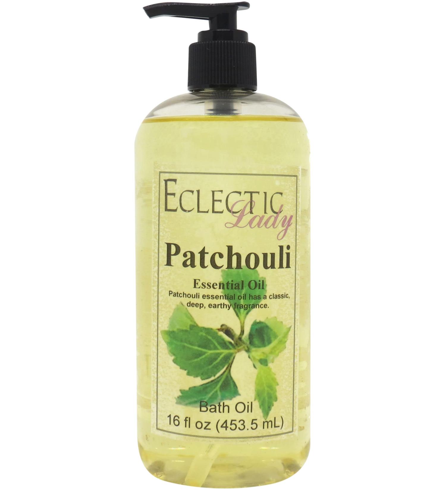 Eclectic Lady Patchouli Bath Oil - 16 oz - Buy Online on GoSupps.com