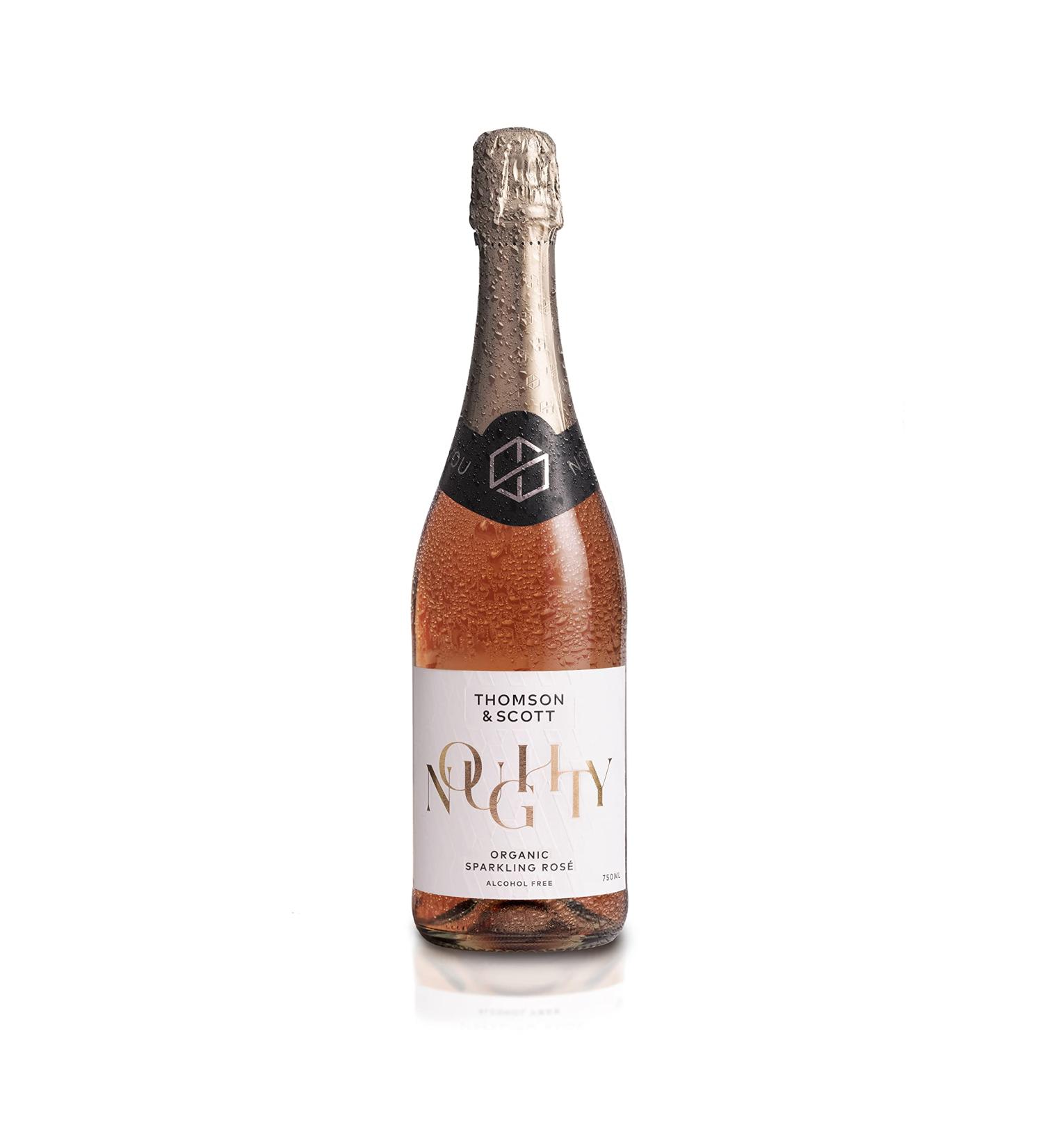 Thomson & Scott Noughty Alcohol-Free Organic Sparkling Ros 75cl - Low-Sugar, Halal Certified, Vegan - Perfect Gift for Expecting and New Moms - Buy Online on GoSupps.com
