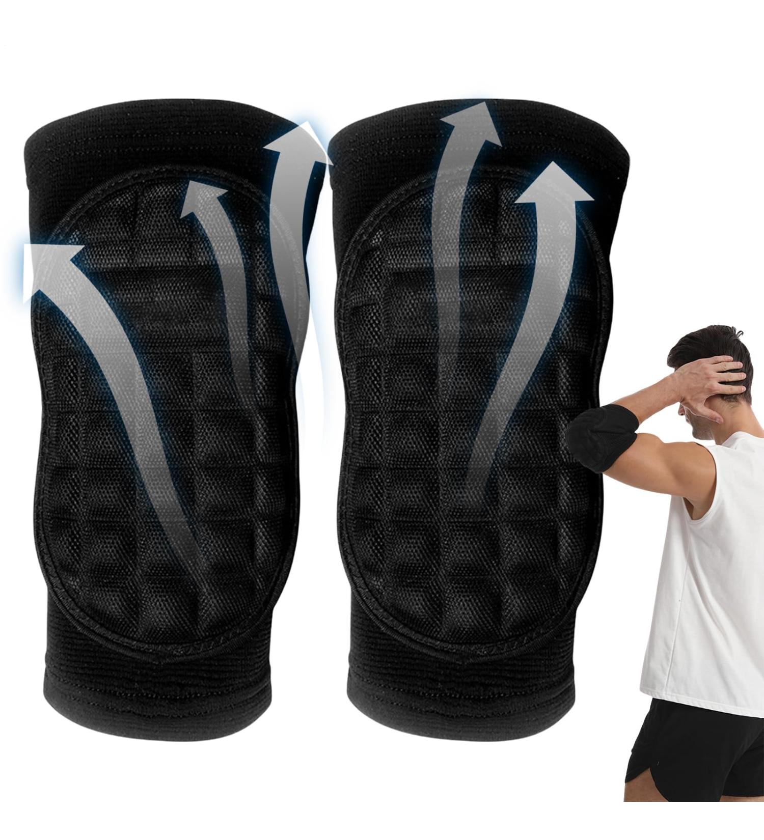 Elbow Compression Sleeve Tennis Elbow Strap Nonslip Elbow Pad Padded workout supplies breathable forearm brace for gym training golf walk - Buy Online on GoSupps.com