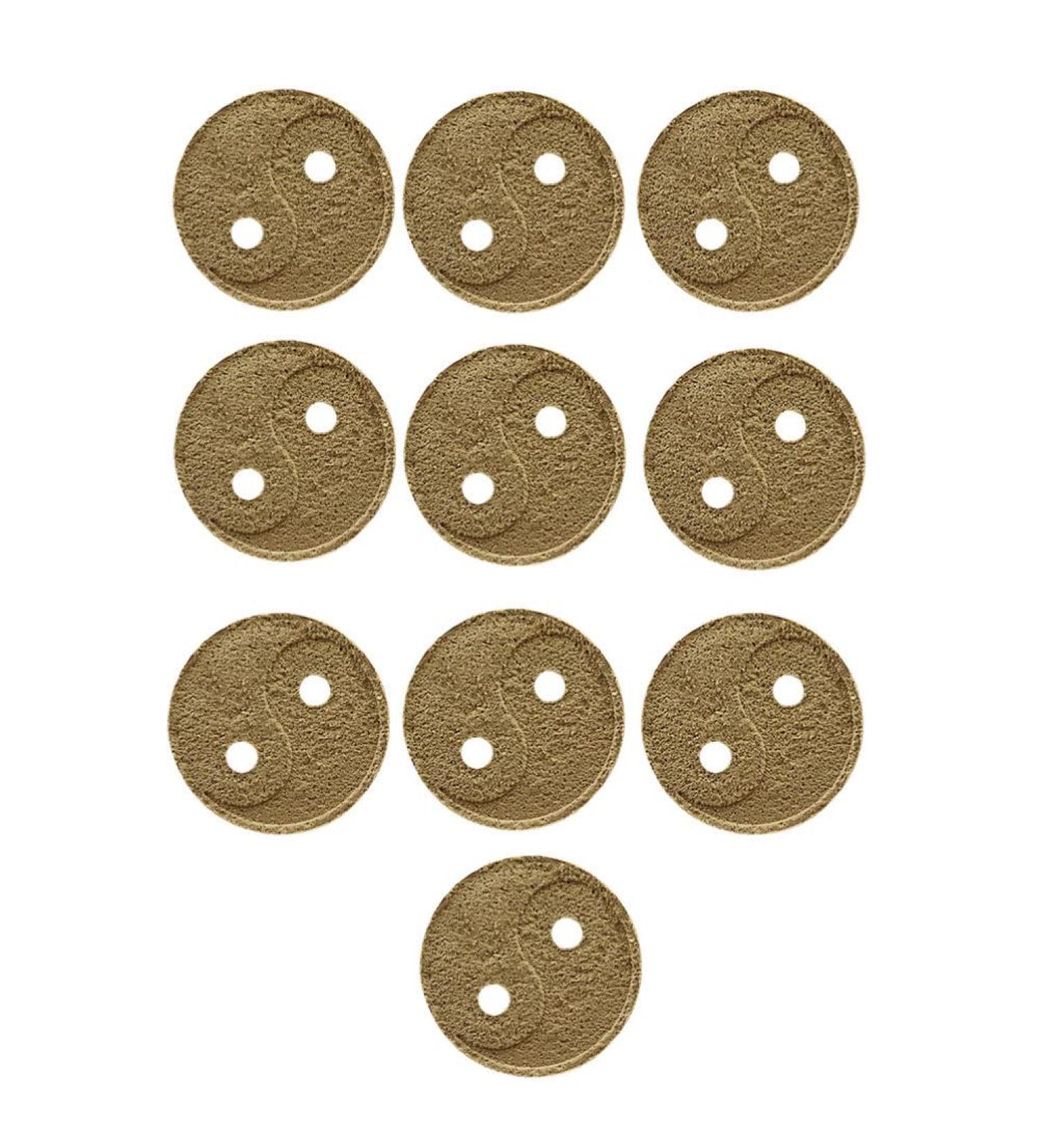 Buy Ifundom Moxa Cake & Sticks - 10 Pieces | Chinese Moxibustion Pads for Yin Yang Fengshui & Wellness - Buy Online on GoSupps.com