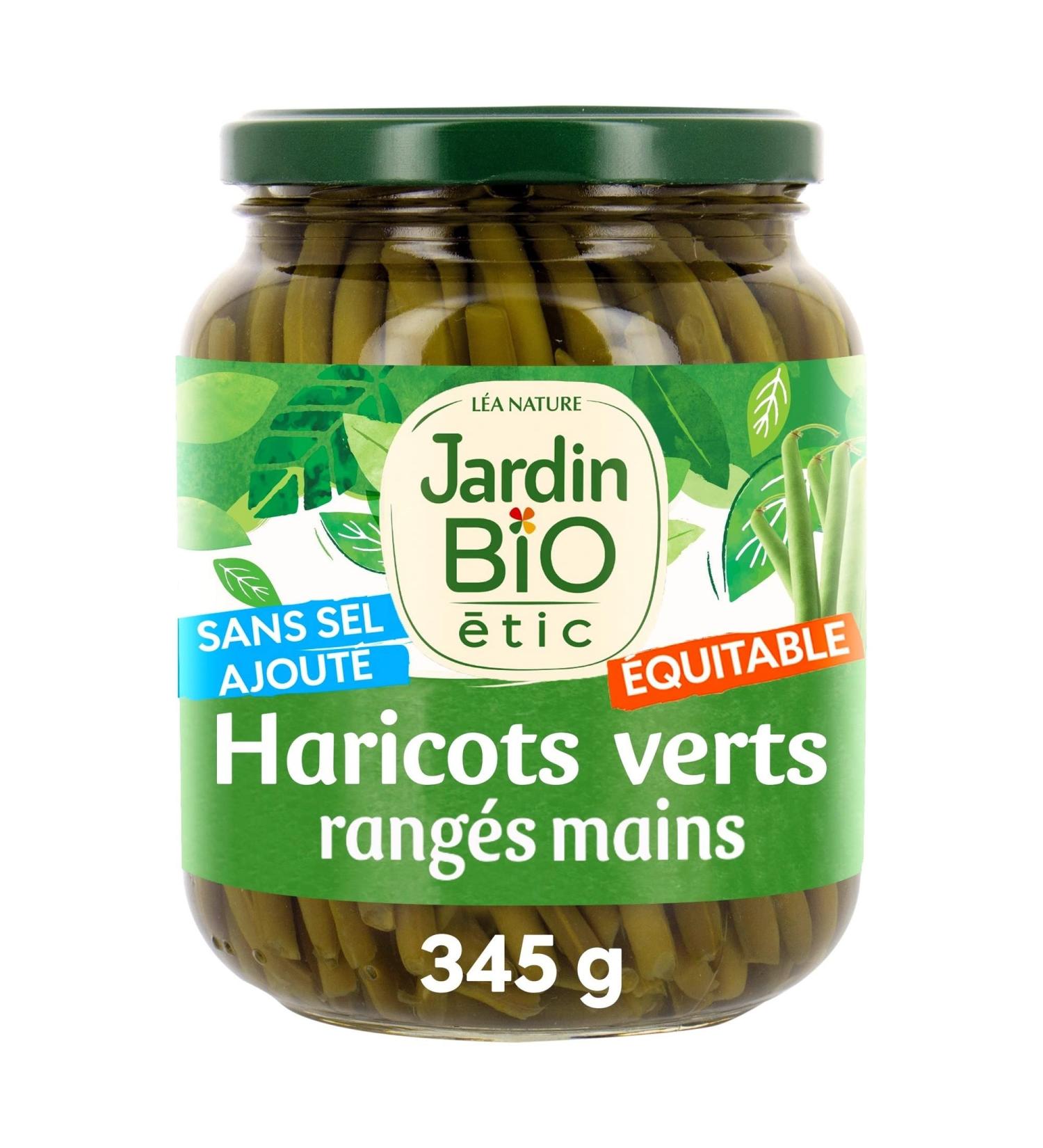 Jardin BiO tic - Hand-picked green beans with no added salt 660 g (Packaging may vary) - Buy Online on GoSupps.com