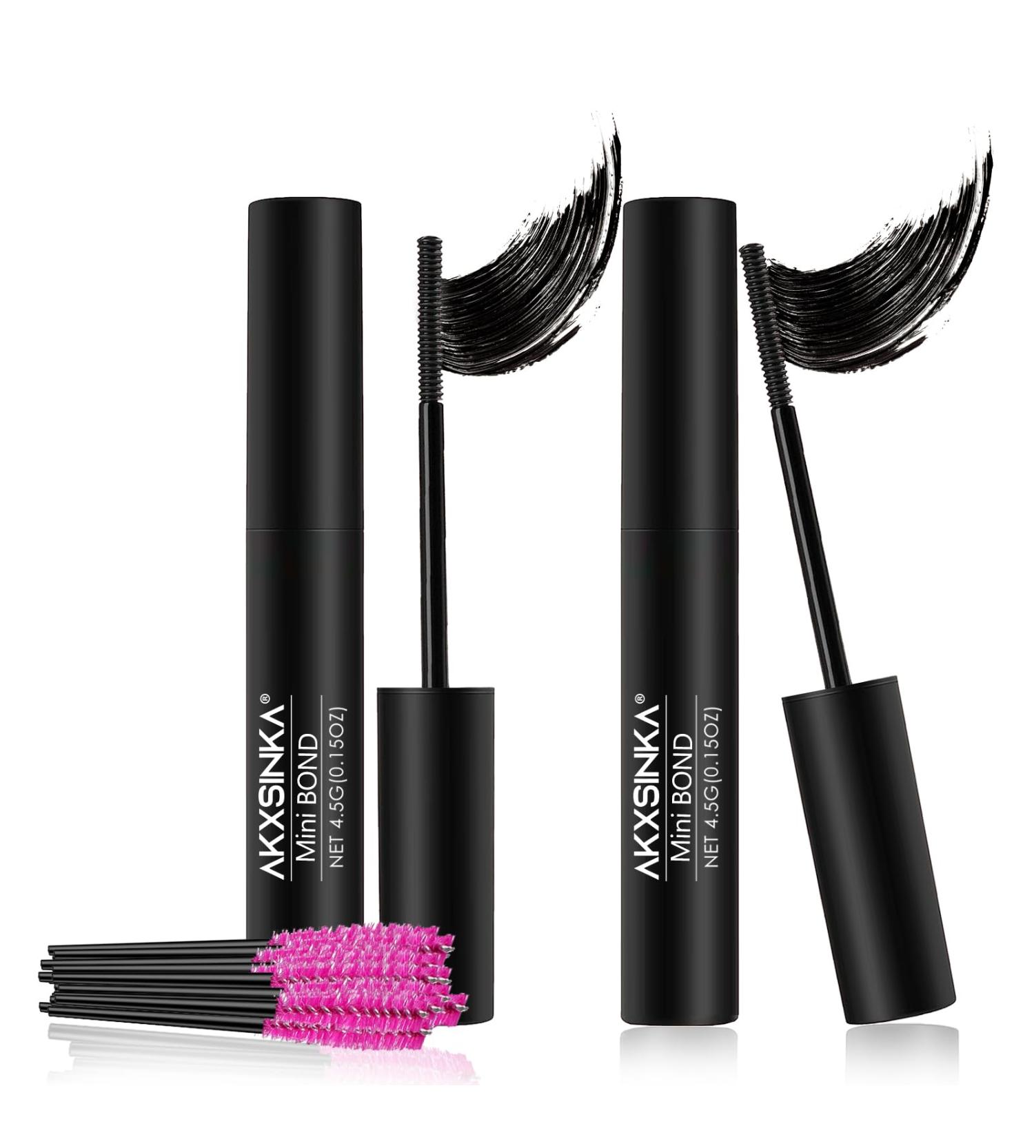 Travel Size Cluster Lash Glue 10ML - Long Lasting DIY Lash Extension Glue with 10 Disposable Eyelash Brush Wands | Premium Quality for Perfect Lash Clusters - Buy Online on GoSupps.com