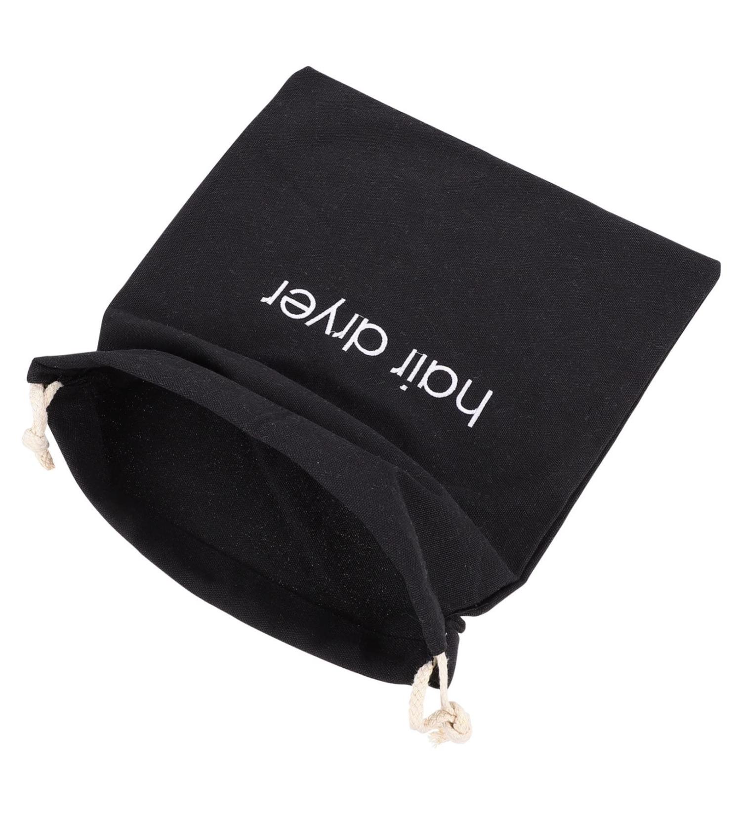 PAMINGONO Hair Dryer Storage Bag Drawstring Bag Hotel Hair Dryer Bag Hair Dryer Travel Bag Hair Dryer Supplies Guest Room Supplies Hair Dryer Drawstring Pouch Hair Dryer Organizer 33.00X30.00X0.50CM Black - Buy Online on GoSupps.com