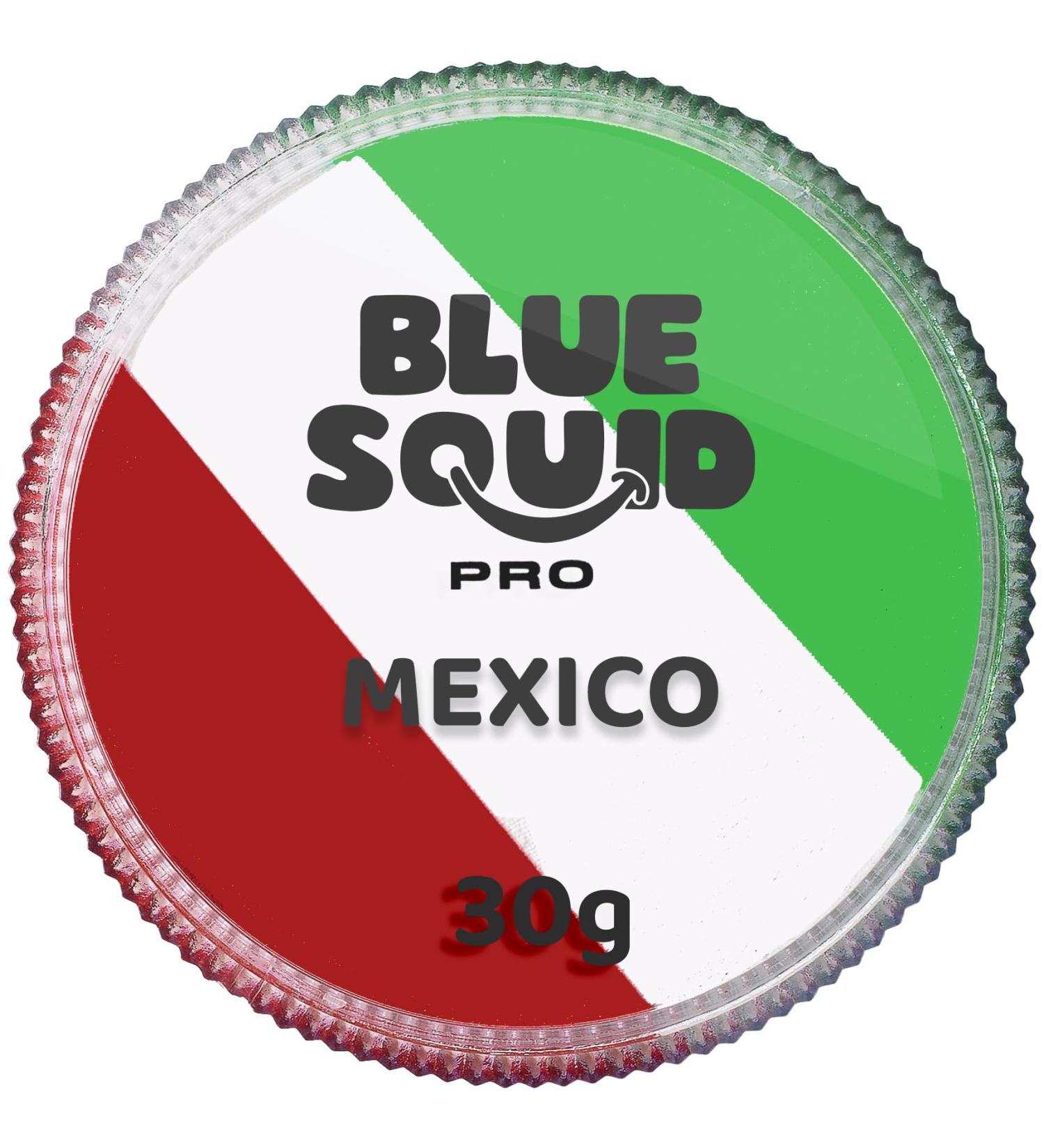 Buy Blue Squid Pro Schminke Face Paint - Green White Red (30g) | Perfect for Adults & Children | Carnival & SFX Makeup - Buy Online on GoSupps.com